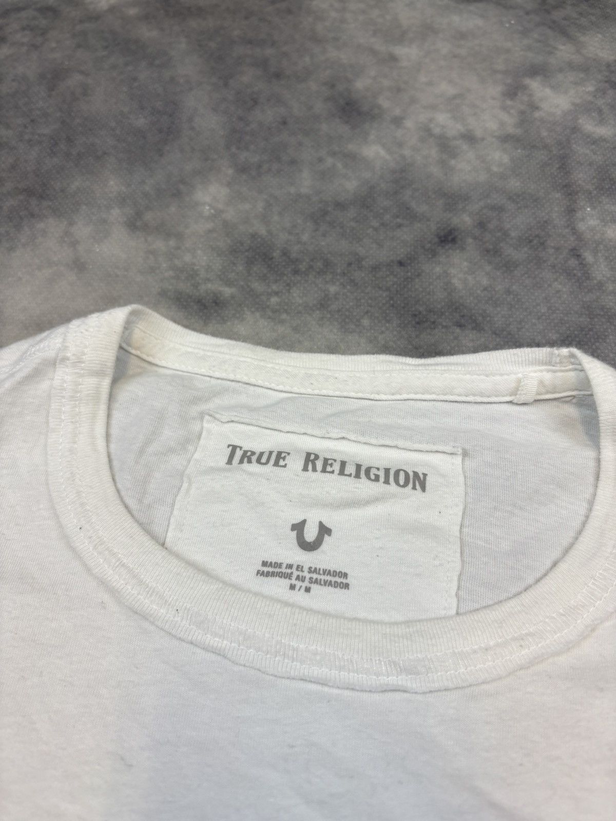 Affliction True Religion Skull longsleeve t shirt graphic opium white Size US M / EU 48-50 / 2 - 3 Thumbnail
