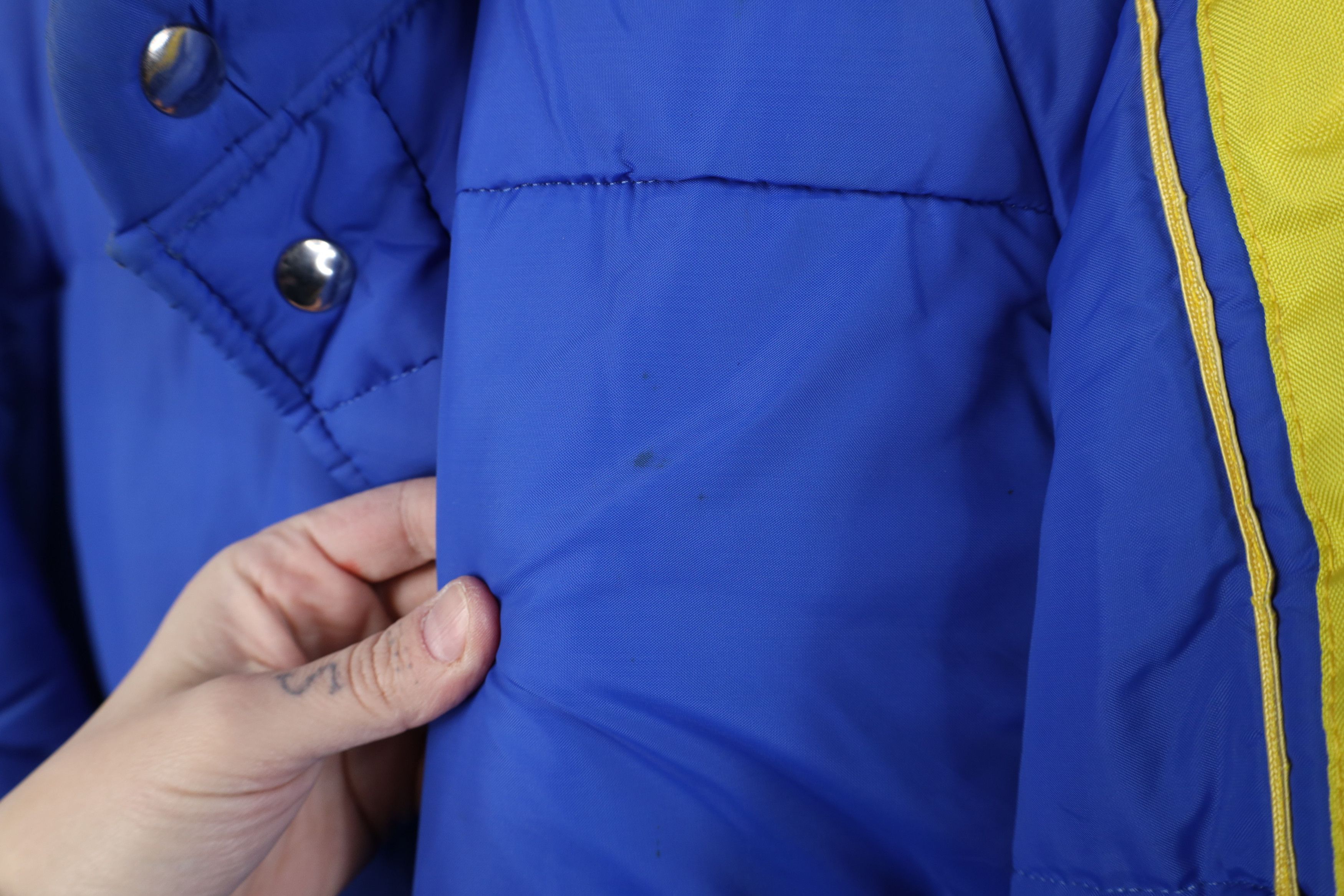 Vintage Vintage 70s Streetwear Michelin Tires Puffer Jacket Blue USA Size US XL / EU 56 / 4 - 5 Thumbnail