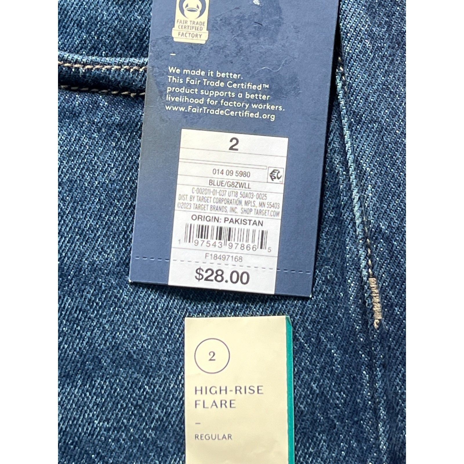 Other Universal Thread - Women's High Rise Flare - Fitted Hip And Size 26" / US 2 / IT 38 - 8 Thumbnail