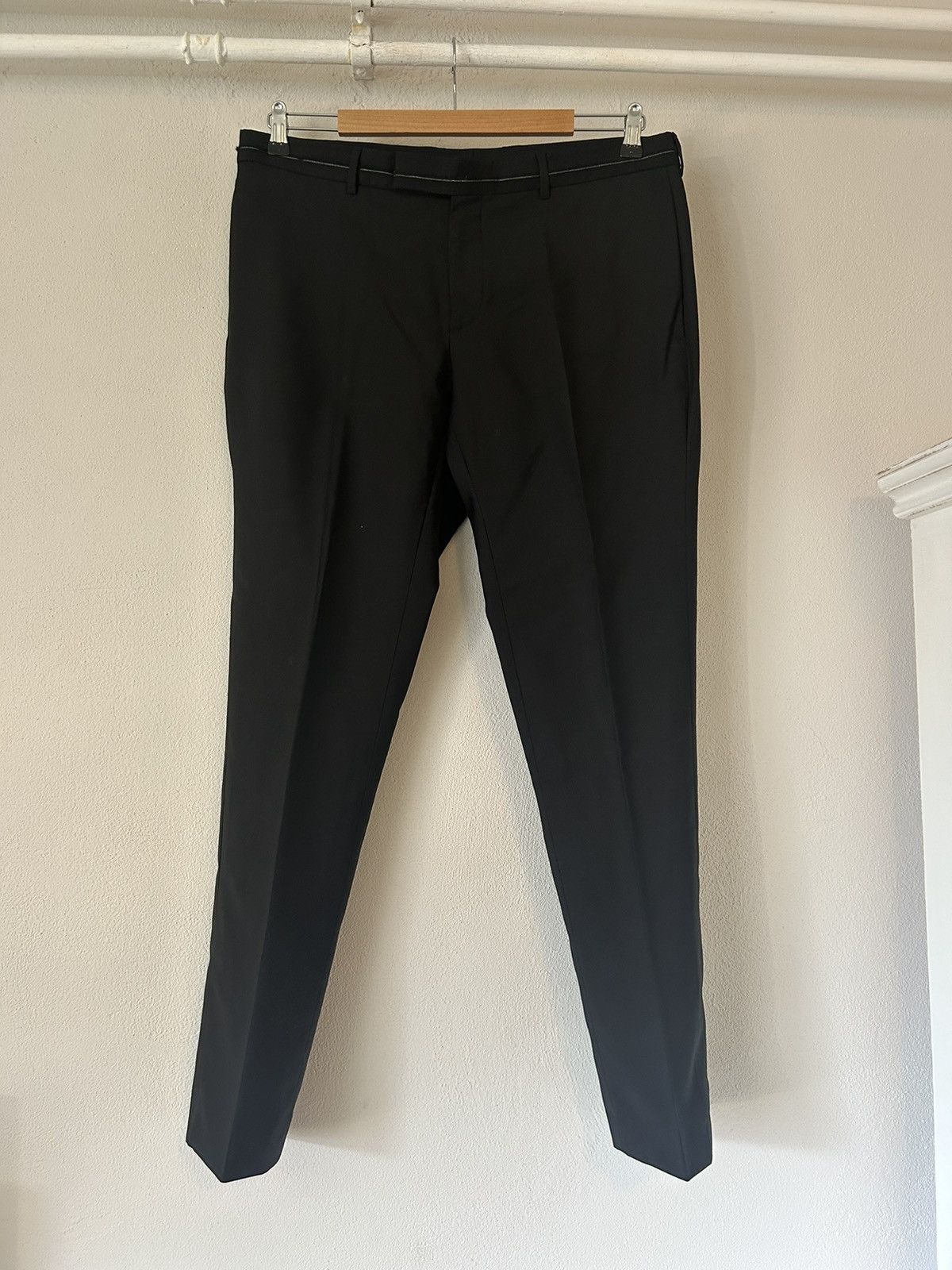 Dior Dior Black Wool Trousers, Size 52, 100% Virgin Wool Size US 36 / EU 52 - 1 Thumbnail