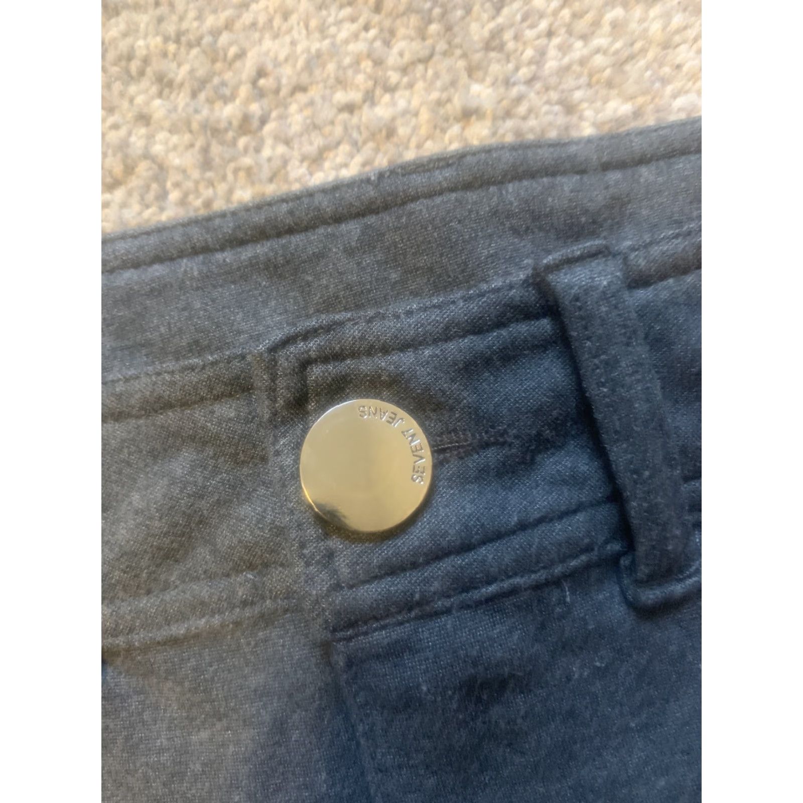 Vintage Seven7 Pants Gray Jegging All Mankind Size 4 Skinny Women's Regular XS-XL? Size 27" / US 4 / IT 40 - 2 Thumbnail