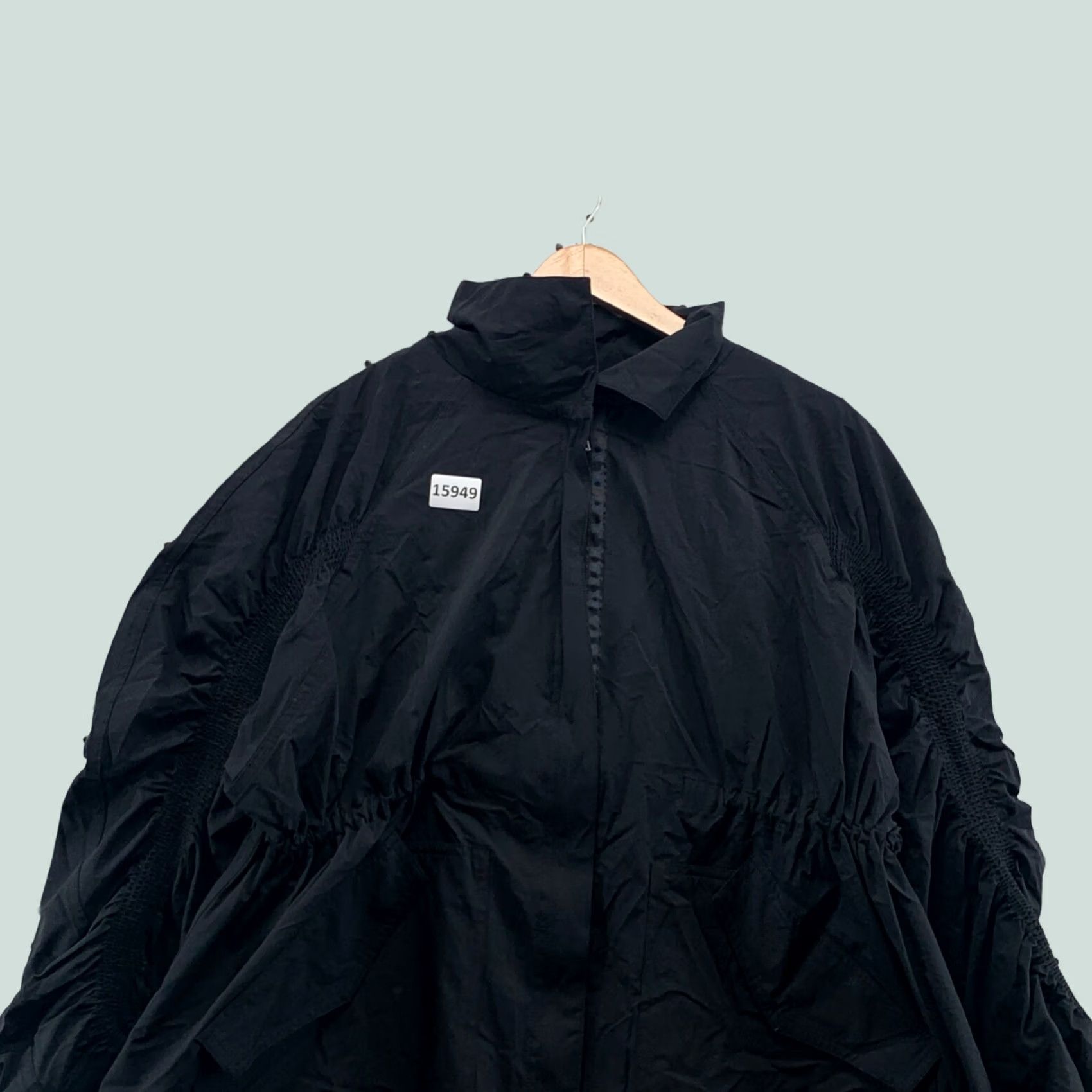 Fabletics FABLETICS PARACHUTE JACKET WOMENS SMALL Black NYLON HOODED WEATHER PROOF Size S / US 4 / IT 40 - 1 Thumbnail