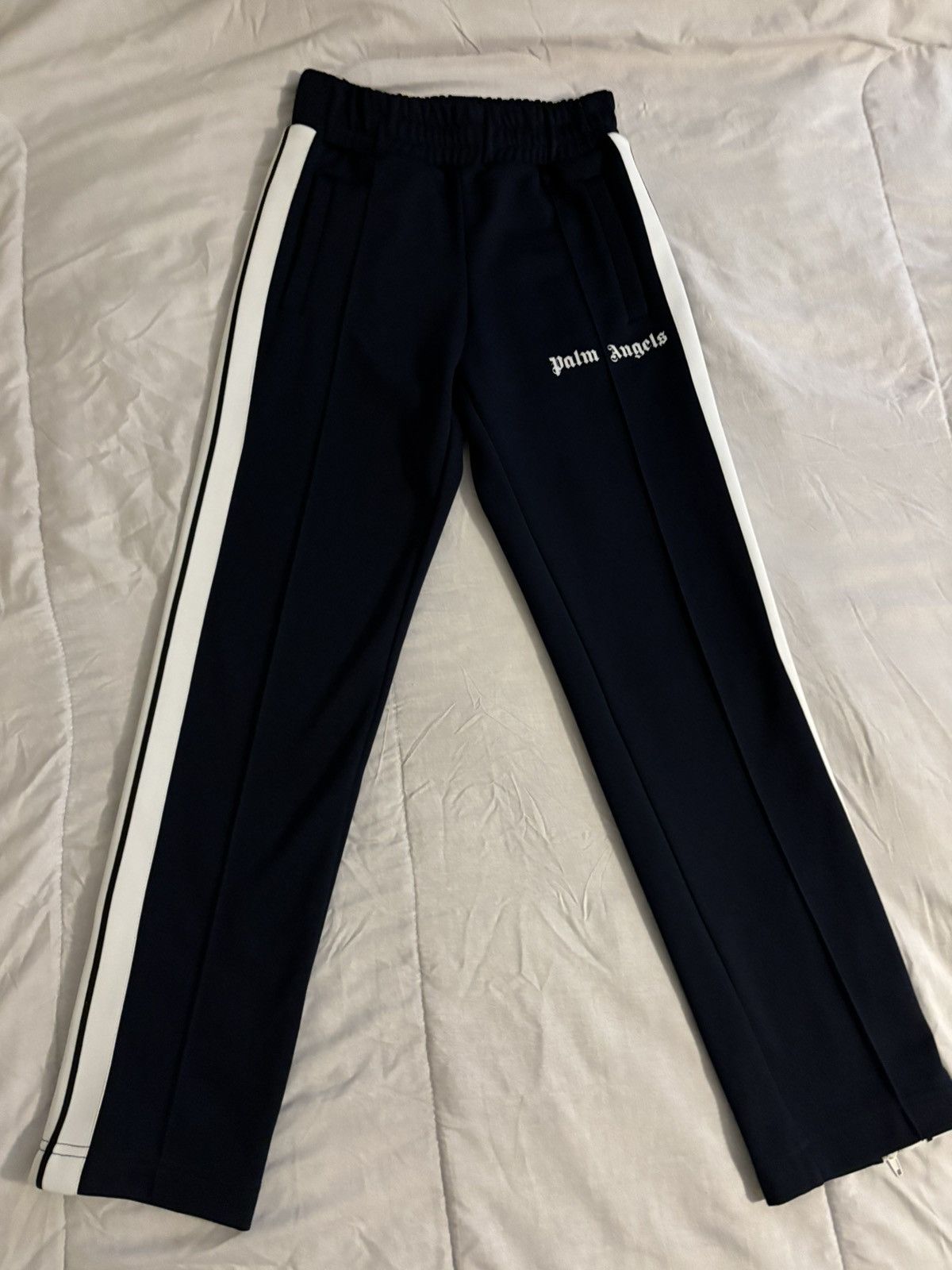 Palm Angels Palm Angels Navy Striped Joggers Size US 30 / EU 46 - 3 Thumbnail