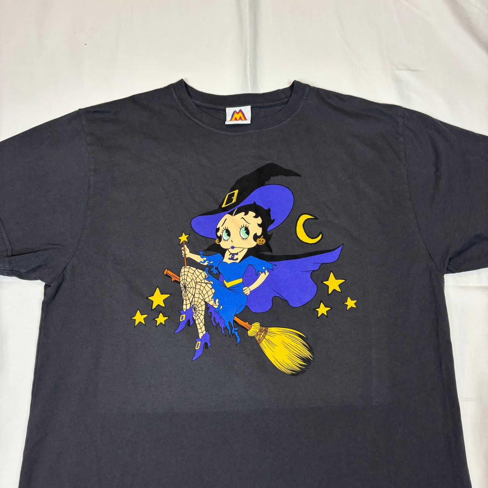 Mega Yacht Mega Yacht Betty Boop Bewitched Halloween Witch Shirt Mens M Size US M / EU 48-50 / 2 - 2 Thumbnail