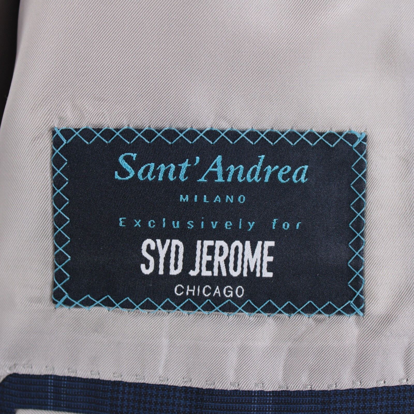 Other Sant'Andrea Suit Size US 40 Regular in Blue Size 40R - 8 Thumbnail