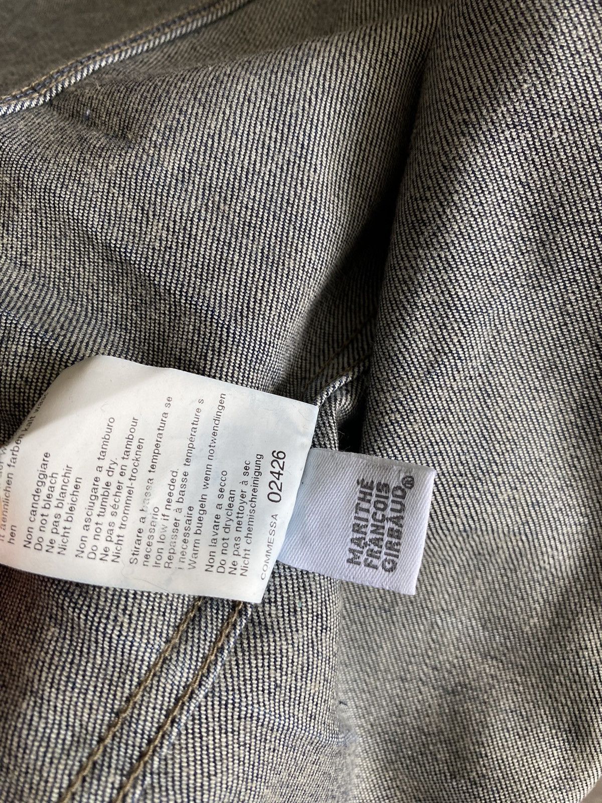 Marithe + Francois Girbaud LE JEAN DE MARITHE FRANCOIS GIRBAUD Denim Jacket Size XL / US 12-14 / IT 48-50 - 13 Thumbnail