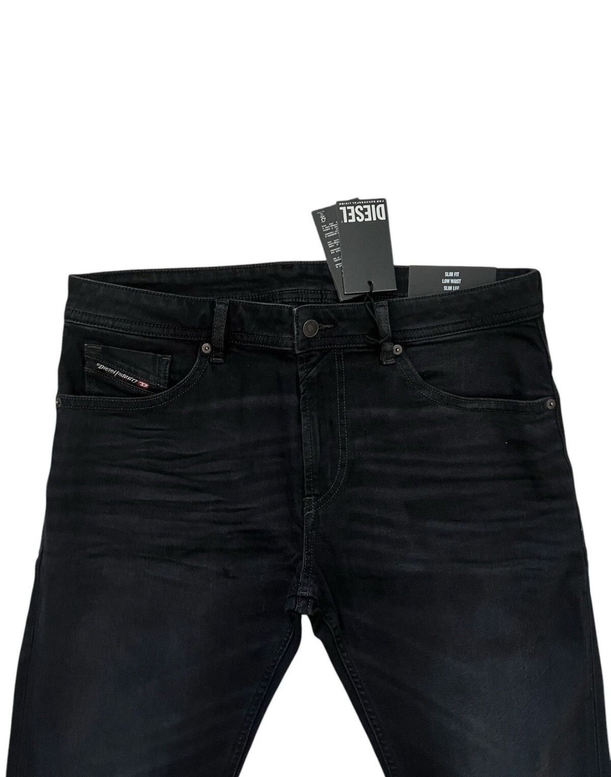 Diesel Diesel Mens Thommer Slim Fit Jeans RM064 Black Size 36/32 Size US 36 / EU 52 - 2 Thumbnail