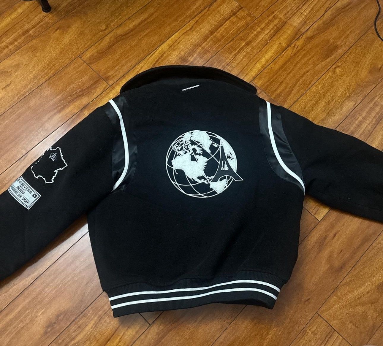 Maniere De Vior Maniere De Voir Black Varsity Jacket Size US M / EU 48-50 / 2 - 4 Thumbnail