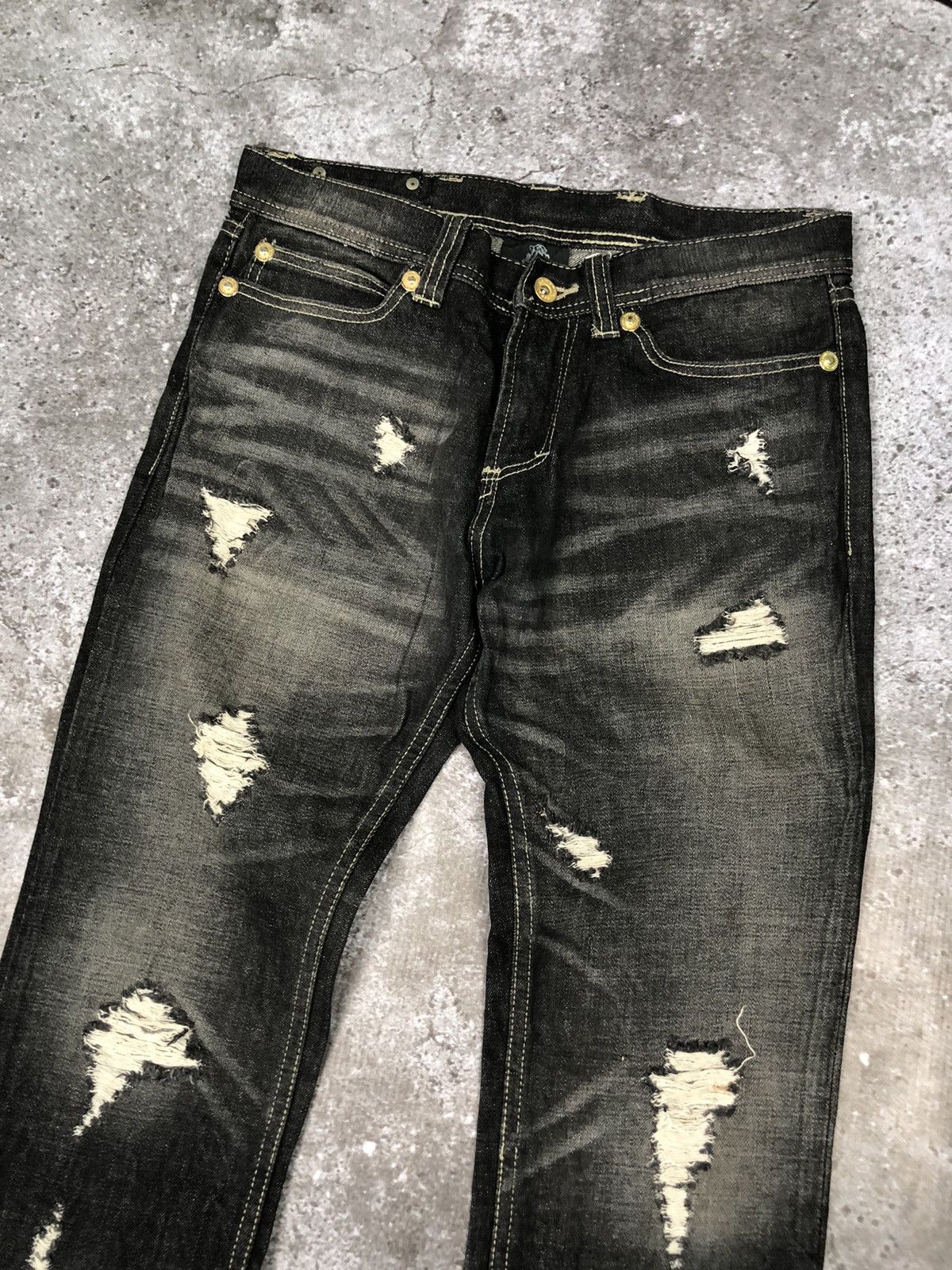If Six Was Nine × Le Grande Bleu (L.G.B.) × semanticdesign SEMANTIC DESIGN RIPPED JEANS Size US 30 / EU 46 - 8 Thumbnail