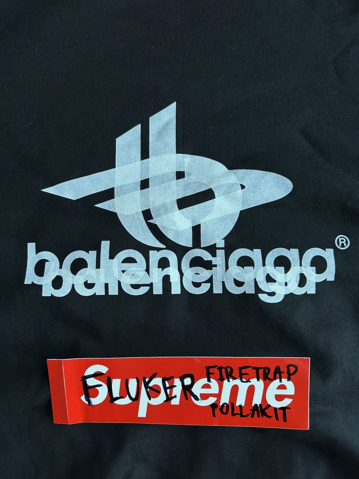 Balenciaga phantom overlapping logo sweat XXL