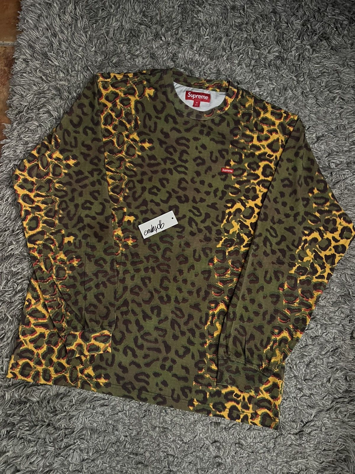 トップス Supreme Small Box L/S Tee \"Cheetah Supreme Small Box L S Tee Cheetah | eBay