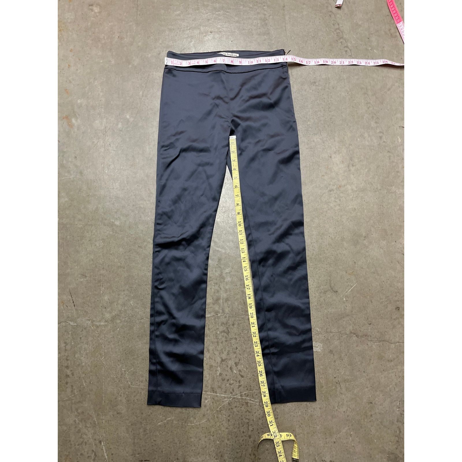 Acne Studios Acne Studios - HEY satin Pants / size 36 / Grey Size 28" / US 6 / IT 42 - 2 Thumbnail
