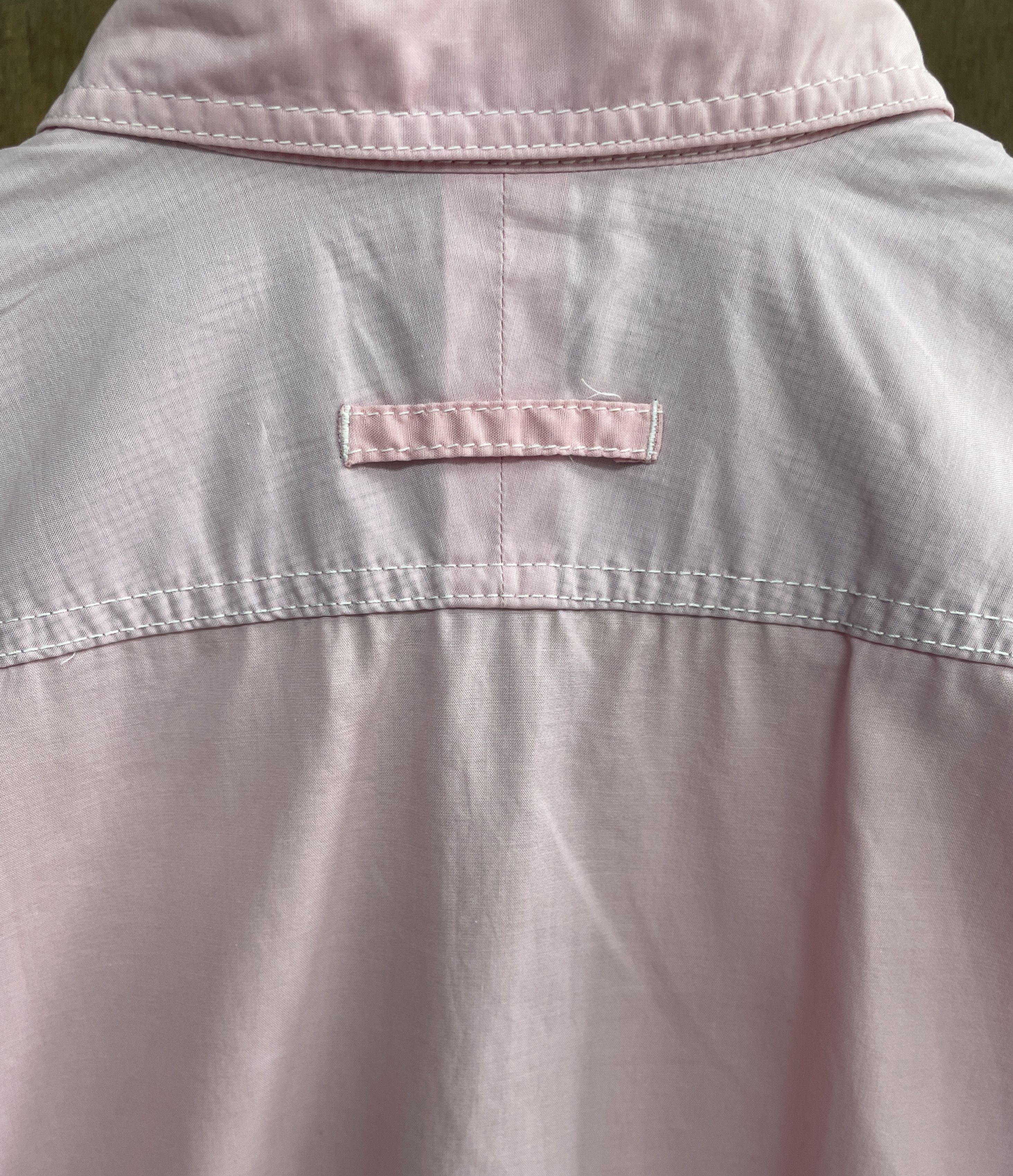 Comme des Garcons CDGH Light Pink Shirt with Thomas Mason Fabric Size US M / EU 48-50 / 2 - 8 Thumbnail