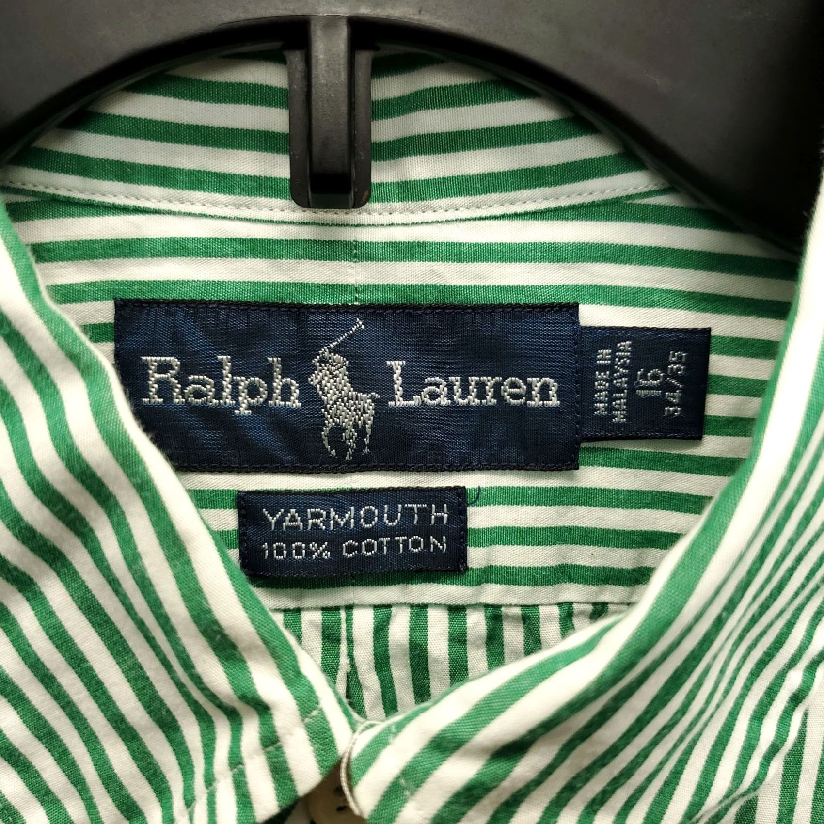 Ralph Lauren Ralph Lauren Dress Shirt Mens 16 Multicolor Striped Yarmouth Pony Logo Button-Down Shirt Size 42R - 7 Thumbnail