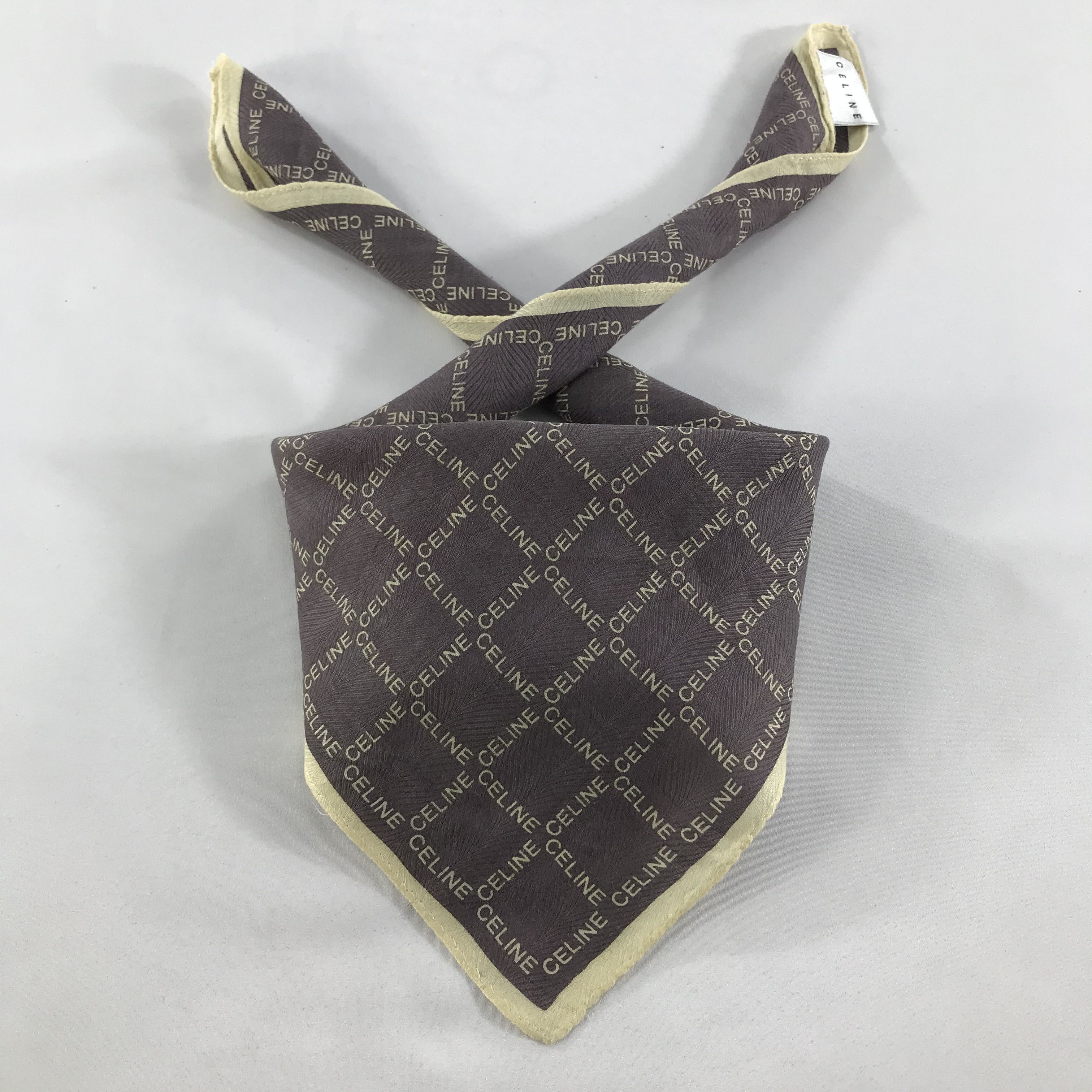 Celine × Vintage Celine Bandana / Handkerchief / Neckerchief - S1230 Size ONE SIZE - 3 Thumbnail