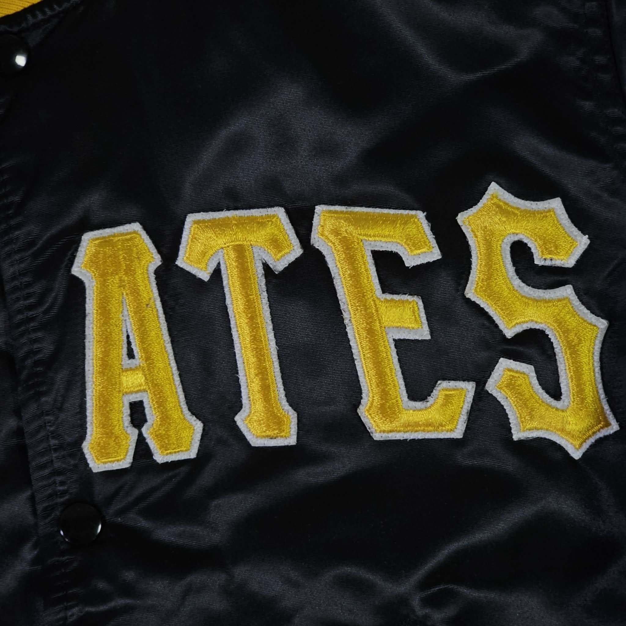 MLB Pittsburgh Pirates Vintage 80s Starter Satin Bomber Jacket Size US S / EU 44-46 / 1 - 5 Thumbnail