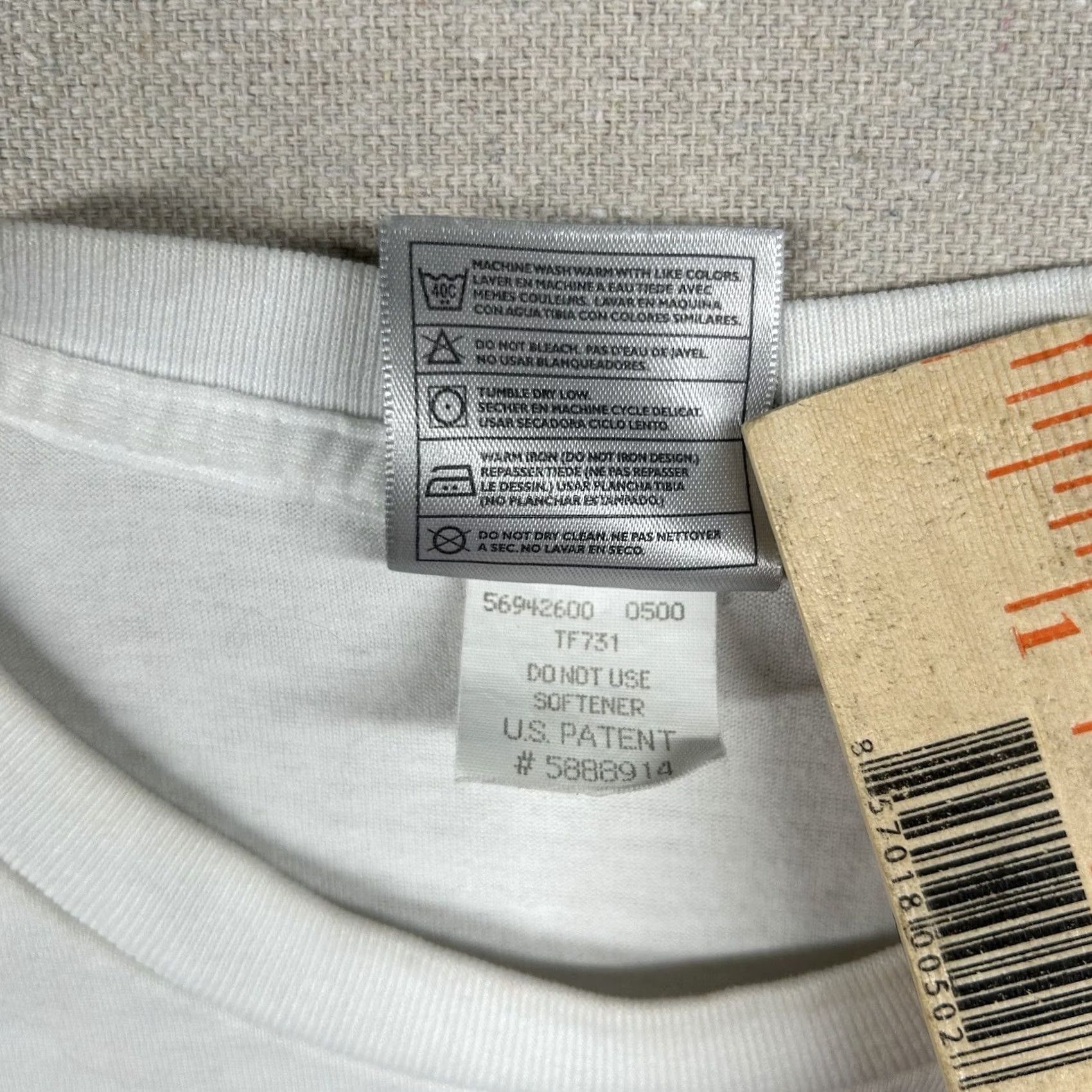 Nike VINTAGE Nike Shirt Womens M White Check Swoosh Basic USA 90s Size M / US 6-8 / IT 42-44 - 5 Thumbnail