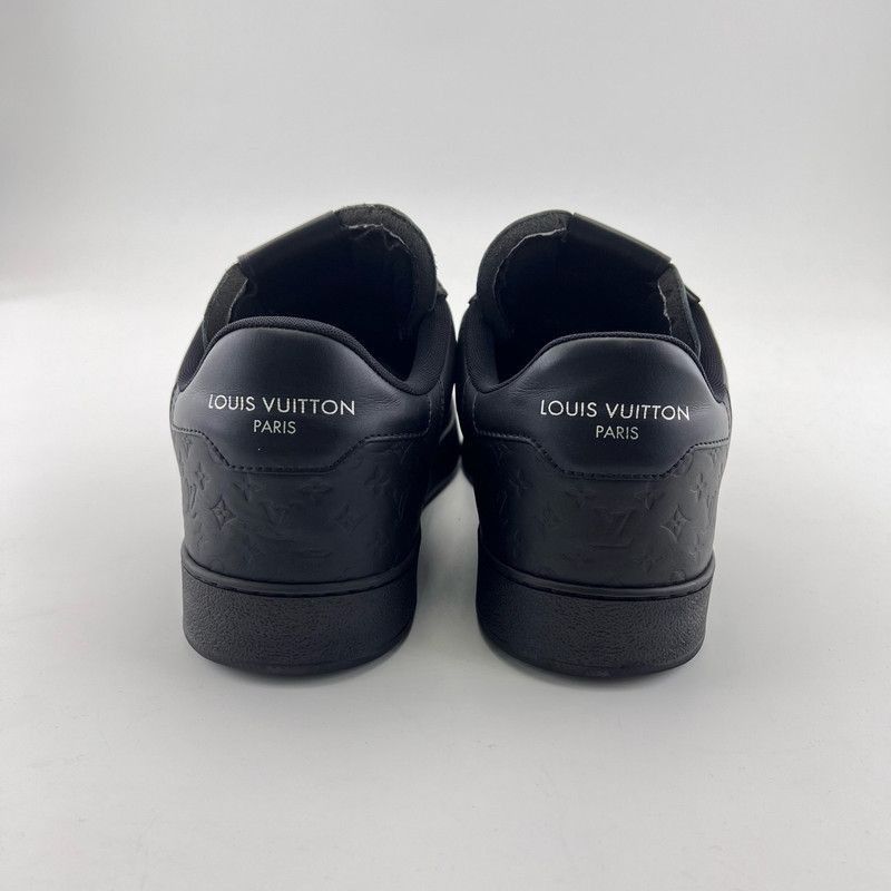 Louis Vuitton Louis Vuitton Rivoli Mini Monogram Black Sneakers -2508 Size US 9.5 / IT 39.5 - 3 Thumbnail