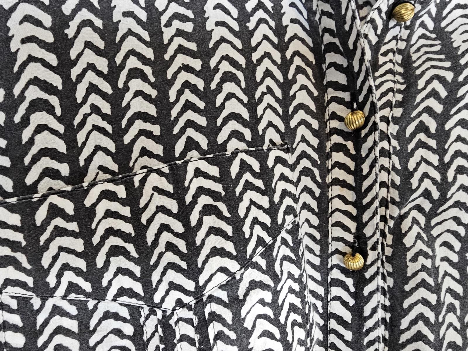 Other Liza Byrd Shirt Black Womens Size L Resort Wear Size L / US 10 / IT 46 - 4 Thumbnail