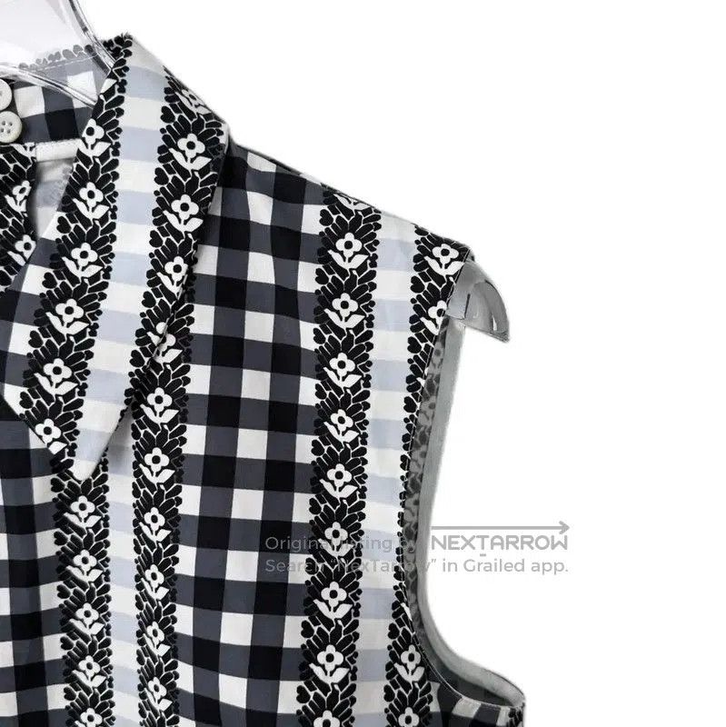 Miu Miu Miu Miu Colorblock Cotton Blend Dress . Size L / US 10 / IT 46 - 3 Thumbnail