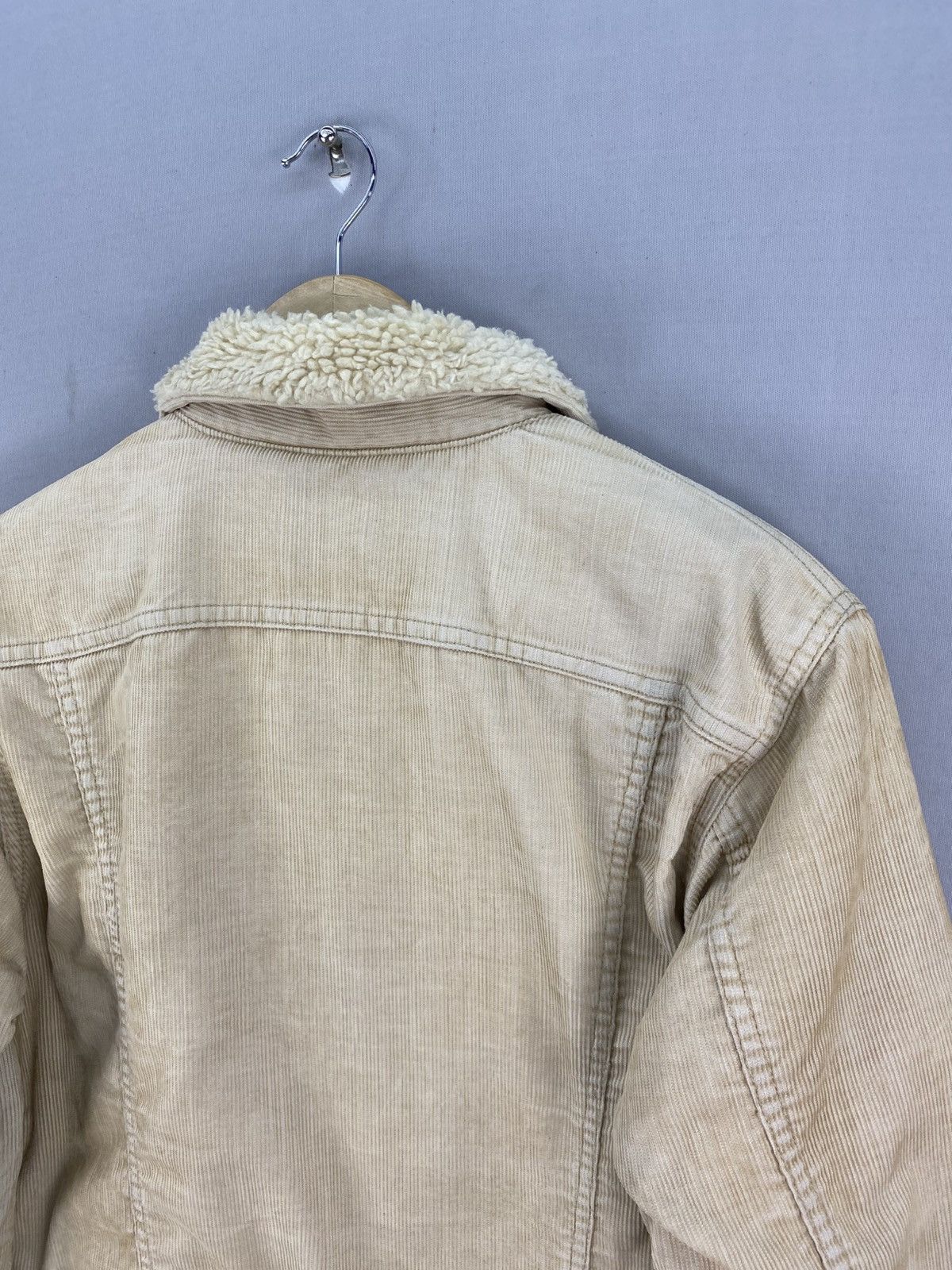 Edwin Vintage Y2K Edwin Sherpa Lining Corduroy Trucker Jacket Size US S / EU 44-46 / 1 - 5 Thumbnail