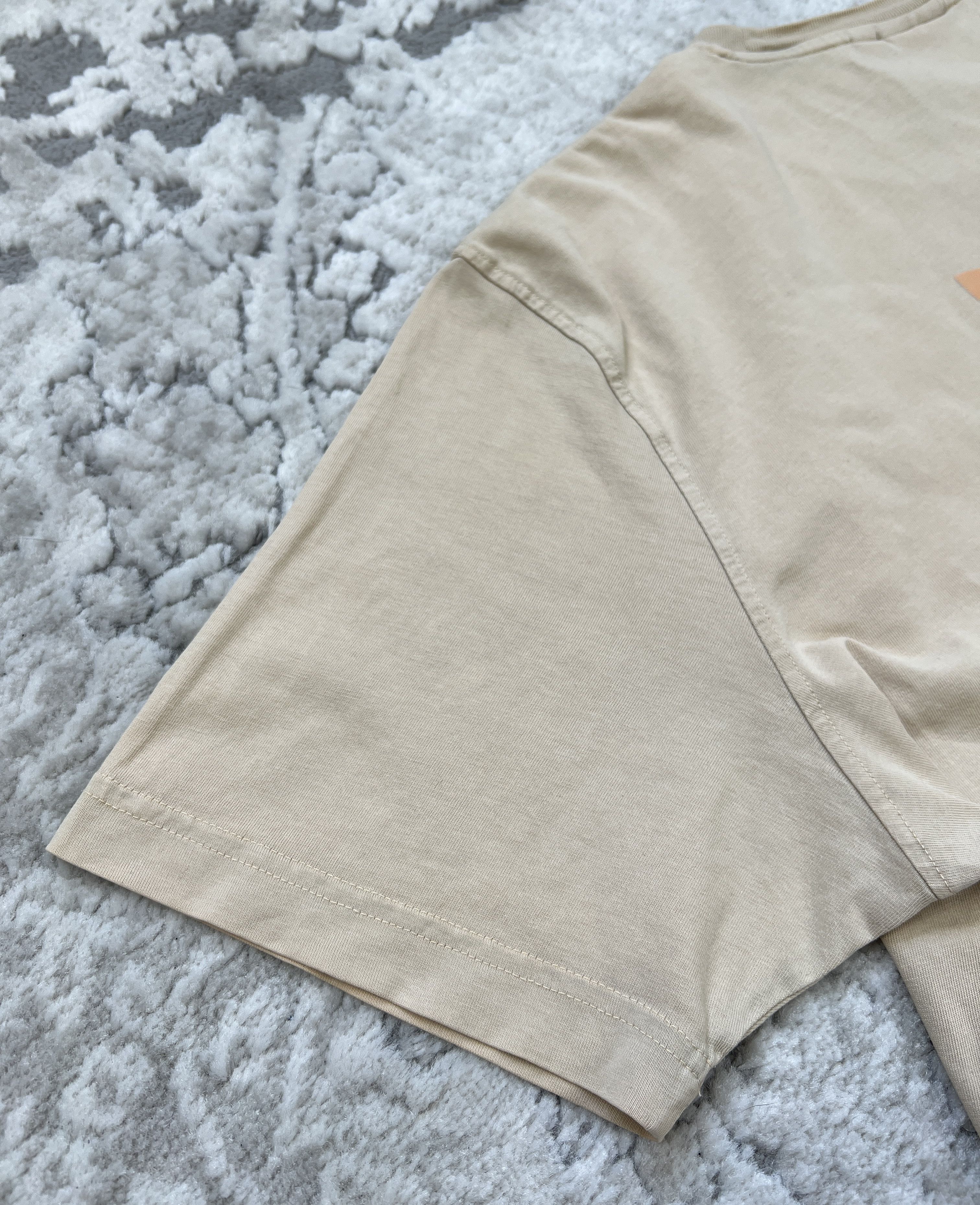 Adidas Adidas Originals Trefoil Logo T-Shirt Tee Beige Size US L / EU 52-54 / 3 - 7 Thumbnail