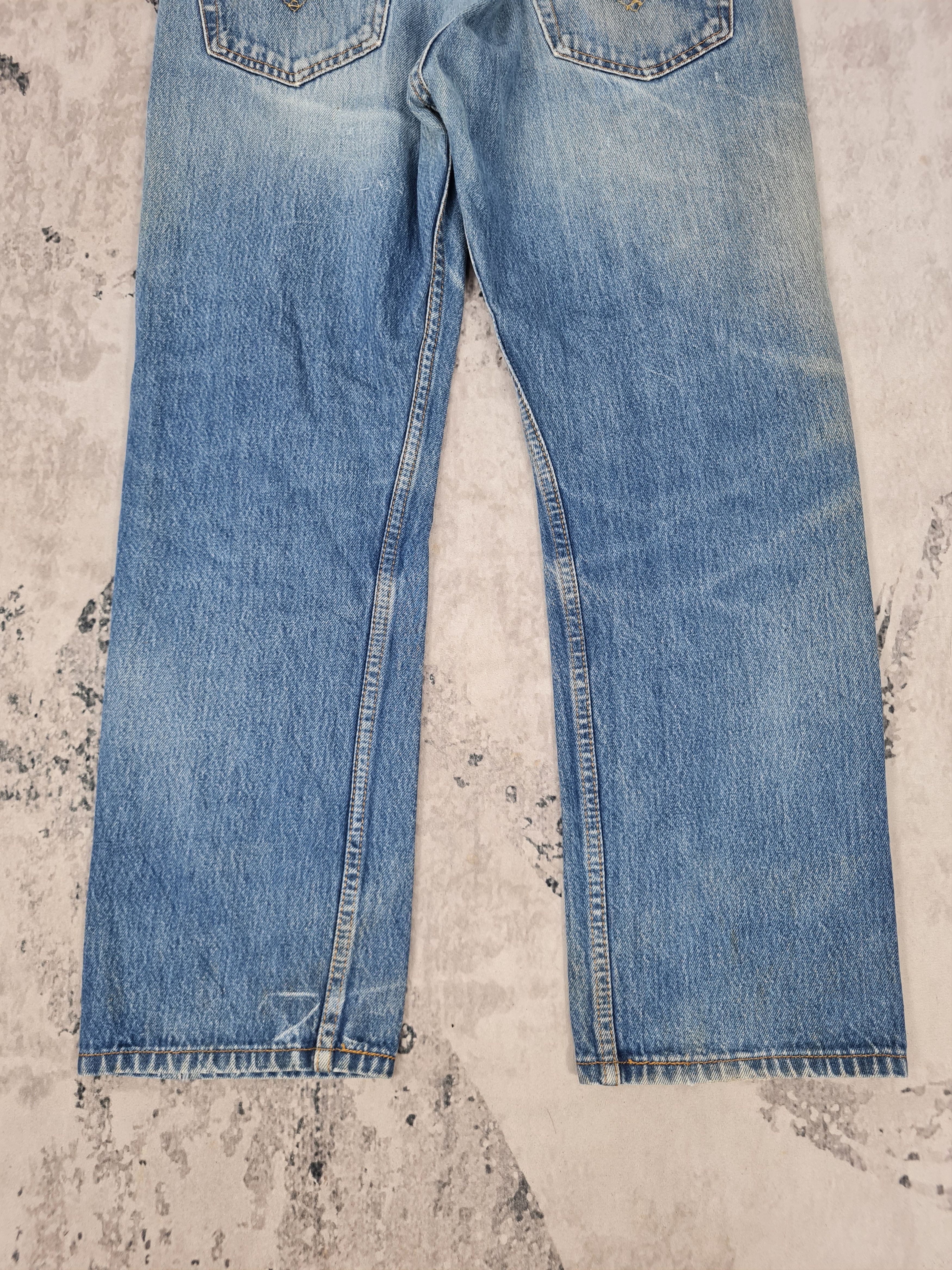 Levi's Vintage Clothing LEVIS 501 Ripped Cropped Stone Wash Jeans L0388 Size 34X27 Size US 34 / EU 50 - 7 Thumbnail