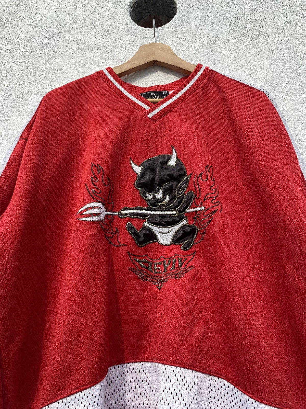 Japanese Brand × Vintage Vintage Devil Jersey Size US L / EU 52-54 / 3 - 5 Thumbnail