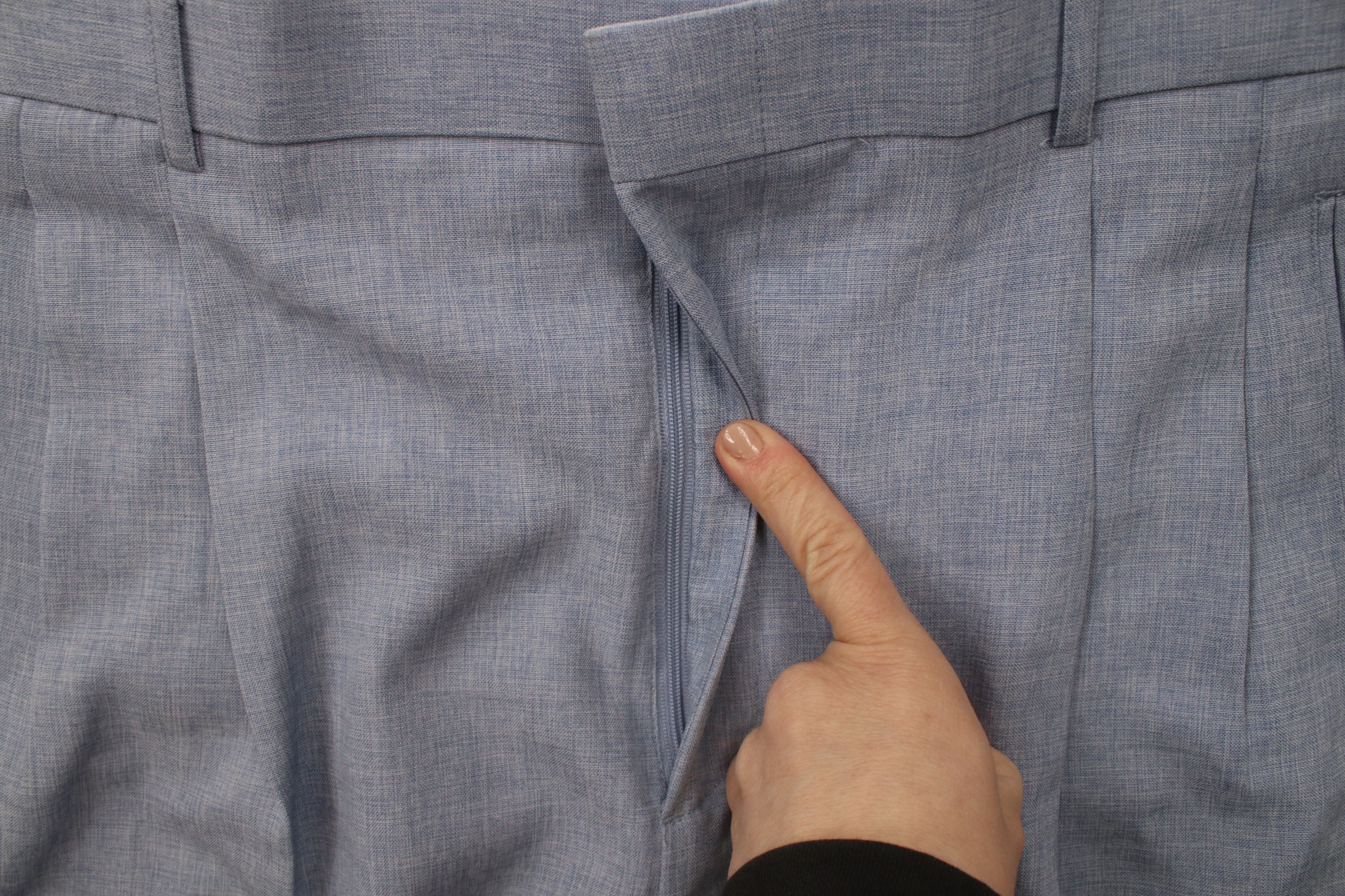 Vintage Deadstock Vintage 90s Streetwear Knit Wide Leg Chino Pants Size US 36 / EU 52 - 5 Thumbnail