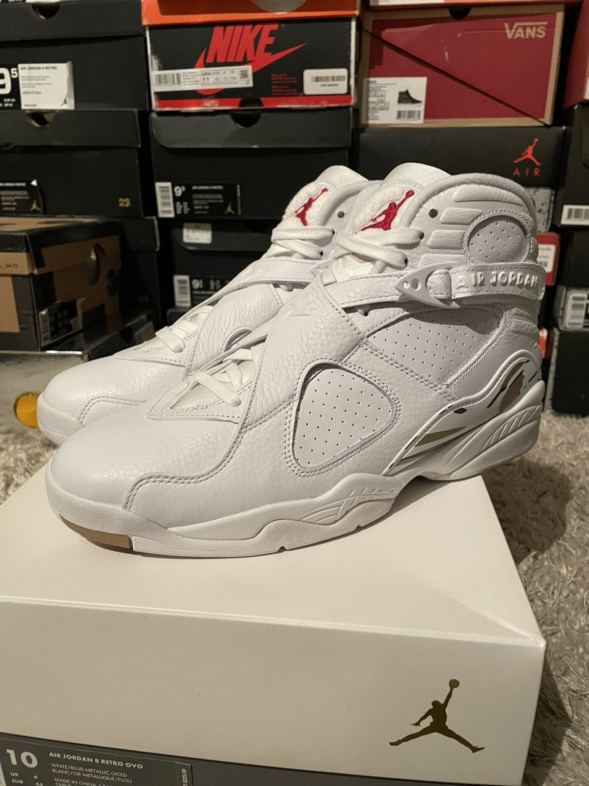 Jordan Brand Jordan 8 OVO White Size US 10 / EU 43 - 1 Thumbnail