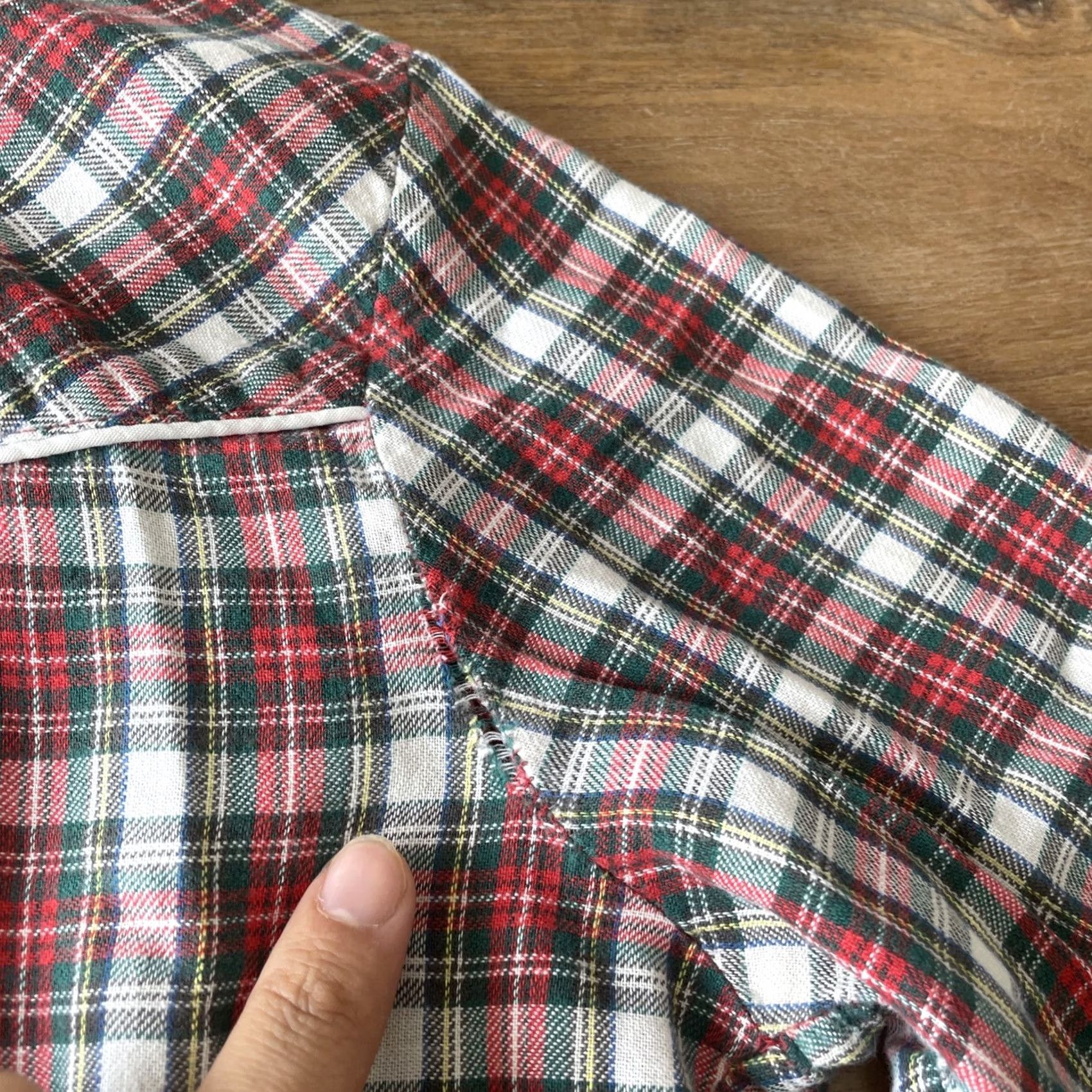 Wrangler VINTAGE Wrangler Shirt Womens M Plaid Red Pearl Snap 80s USA Rockabilly Size M / US 6-8 / IT 42-44 - 7 Thumbnail