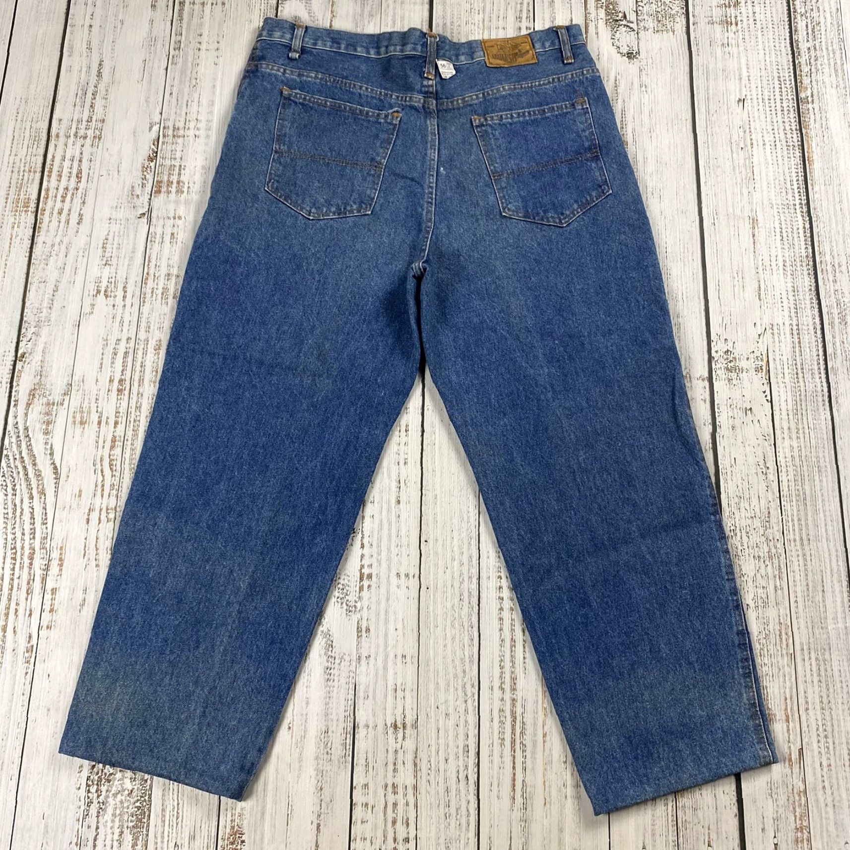 J Brand VINTAGE HORSE BRAND Denim Jeans Wide-Leg Baggy Hip Hop 90s Made in Italy Adult 36 Blue Mens Size US 36 / EU 52 - 6 Thumbnail