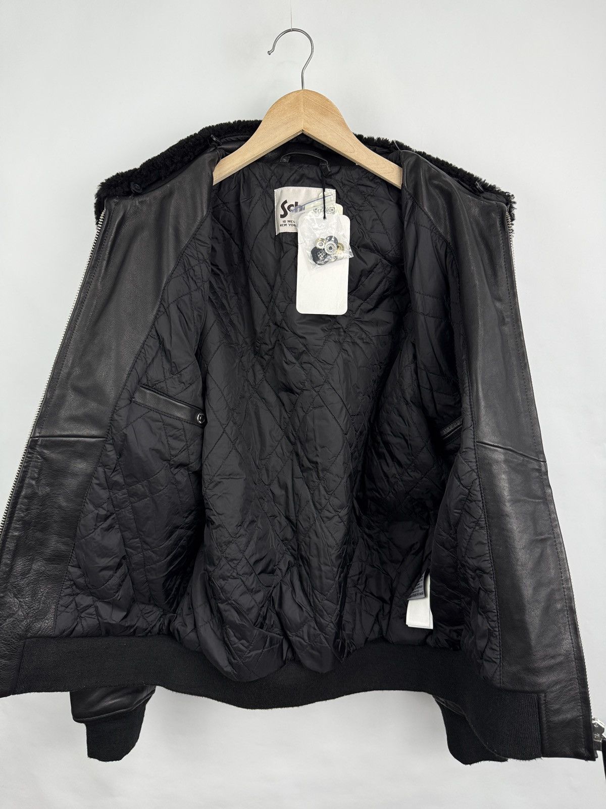 Schott 🇺🇸 NEW❗️Schott NYC A-2 Flight Cowhide Leather Jacket LCPANE Size US M / EU 48-50 / 2 - 9 Thumbnail
