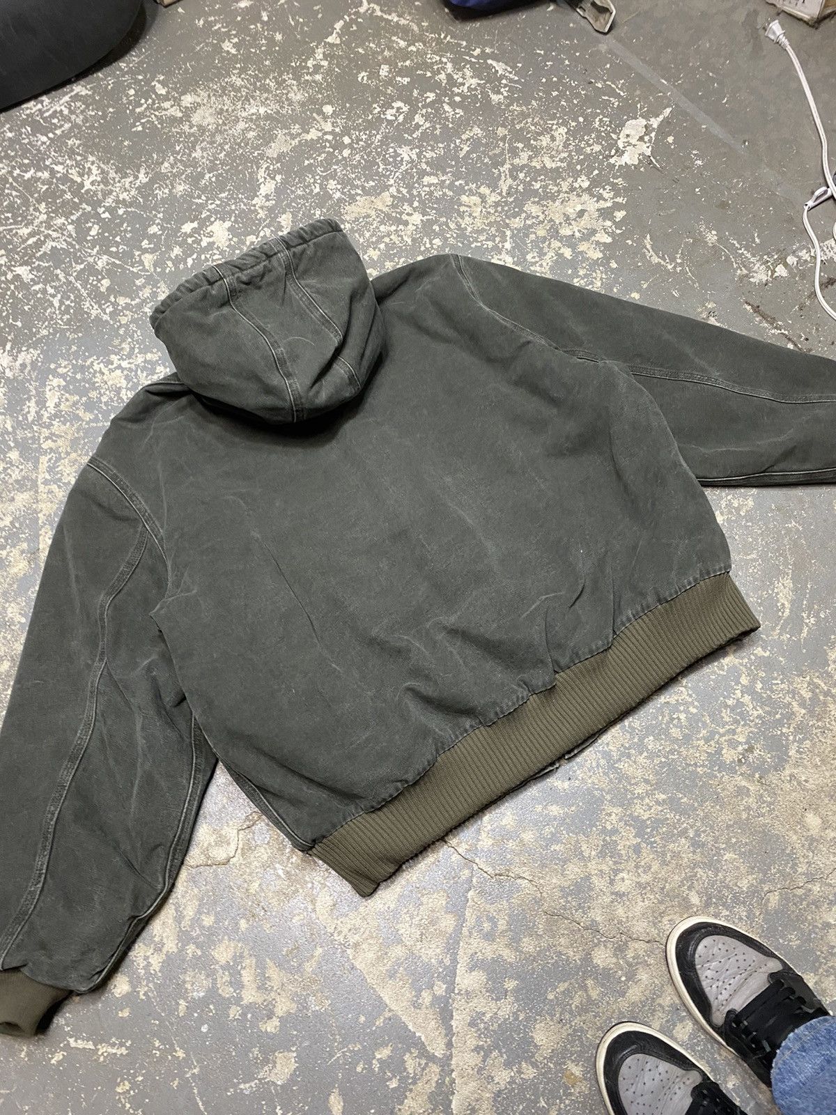 Carhartt × Vintage Vintage Carhartt Green Mos Hooded Active Jacket J130 MOS Size US XXL / EU 58 / 5 - 12 Thumbnail