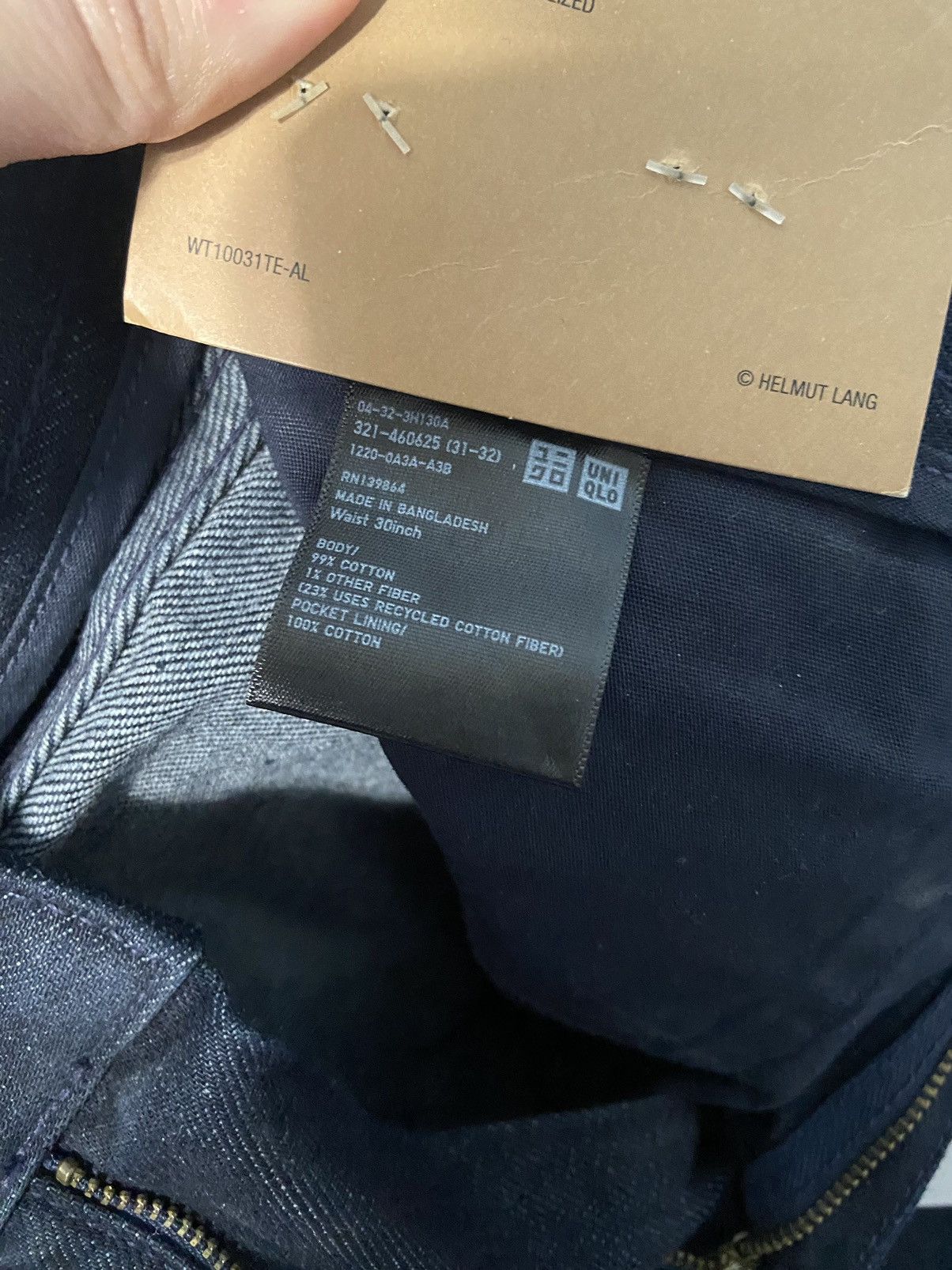 Helmut Lang × Uniqlo Uniqlo x Helmut Lang Classic Cut Jeans Size US 30 / EU 46 - 7 Thumbnail