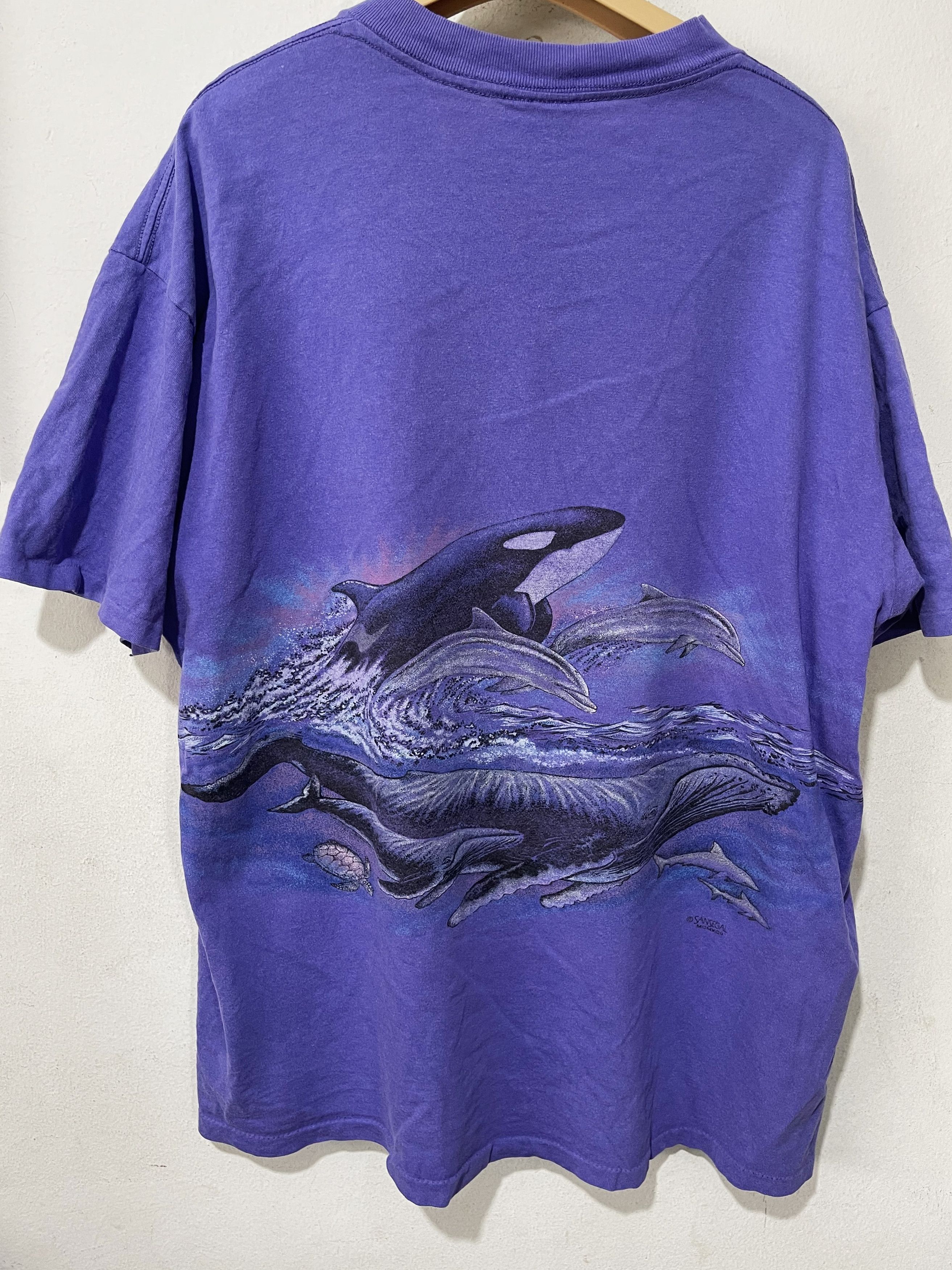 Vintage Vintage 90s Dolphin Shirt Size US XL / EU 56 / 4 - 3 Thumbnail