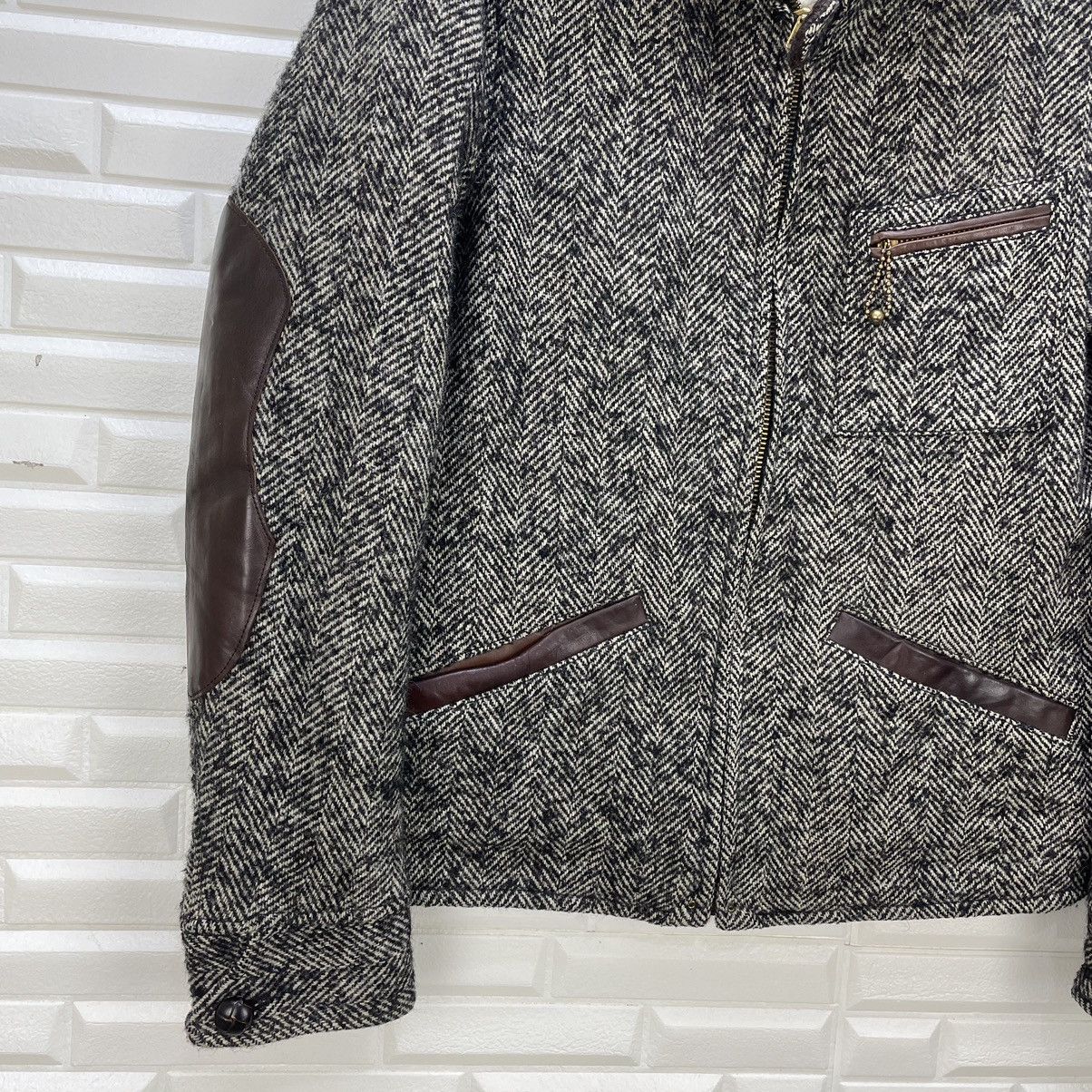 Other × Vintage Vintage Herringbone Jacket Size US S / EU 44-46 / 1 - 12 Thumbnail