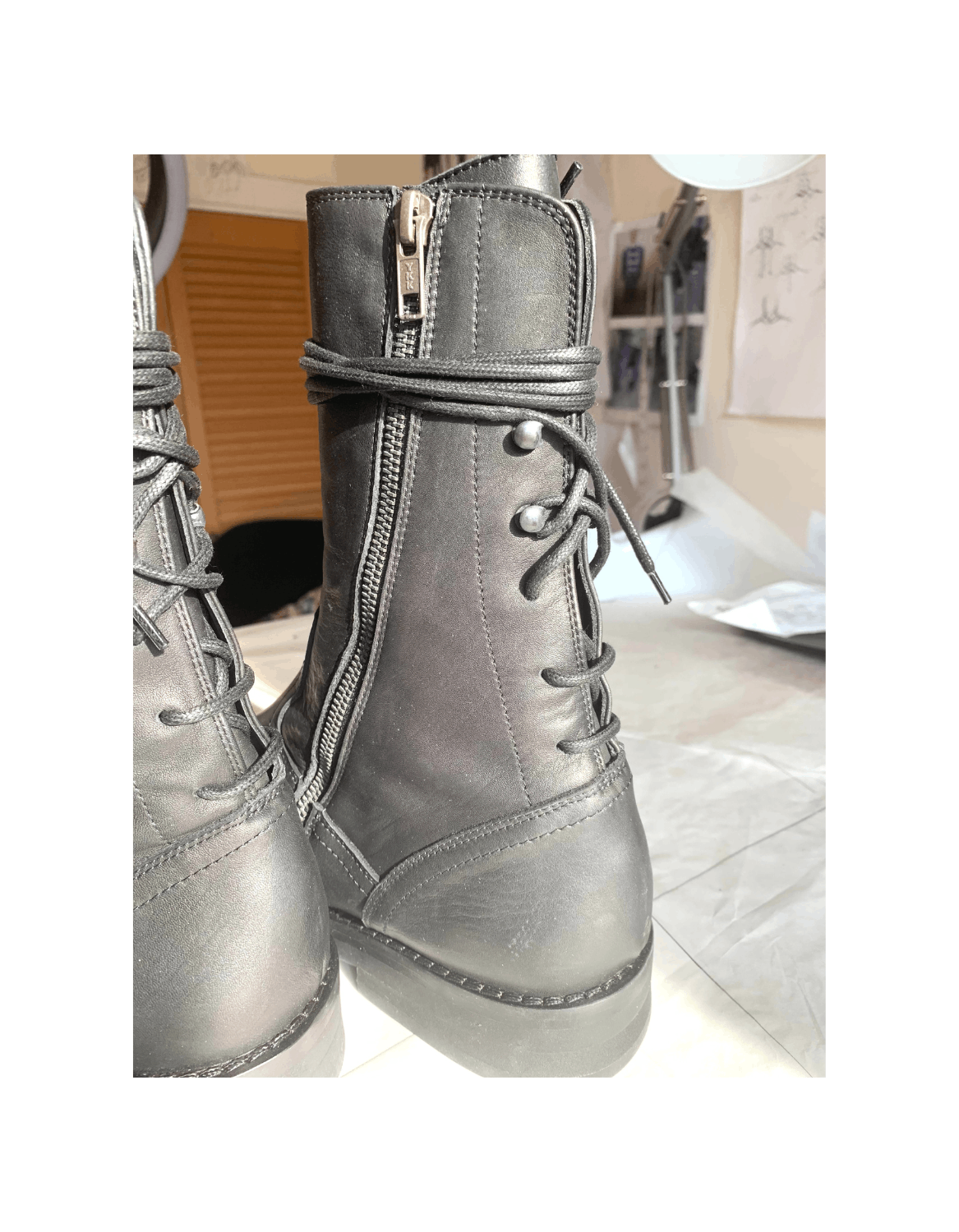 Ann Demeulemeester VITELLO OLIO NERO Size US 10 / EU 43 - 13 Thumbnail