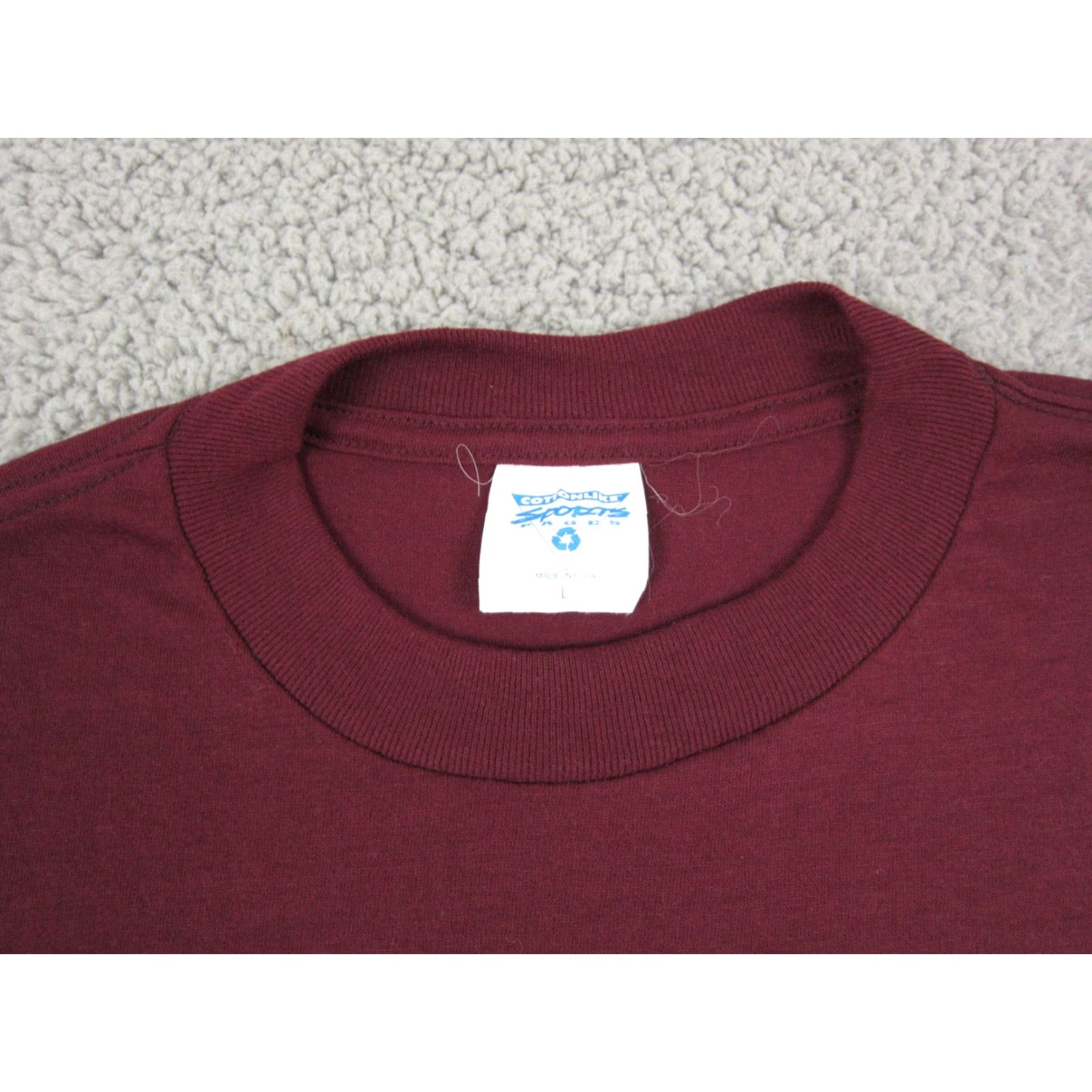 Vintage Vintage Sports Pages Shirt Mens L Red Logo Short Sleeve Crew Neck T-Shirt United States Made in USA Size US L / EU 52-54 / 3 - 6 Thumbnail
