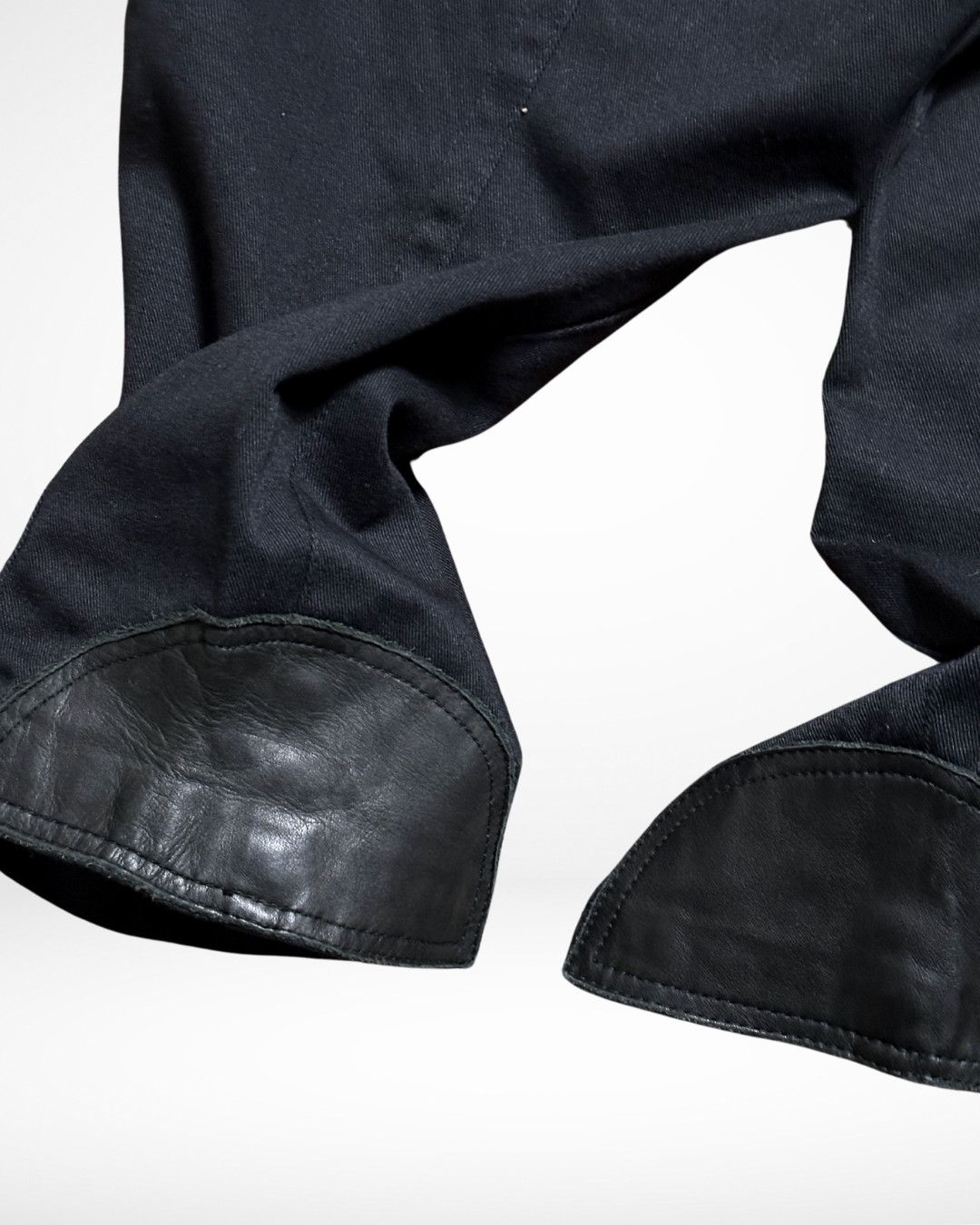 Comme des Garcons SS09 Dickies Cowhide Leather Trim 873 Cropped Pants Size US 34 / EU 50 - 6 Thumbnail