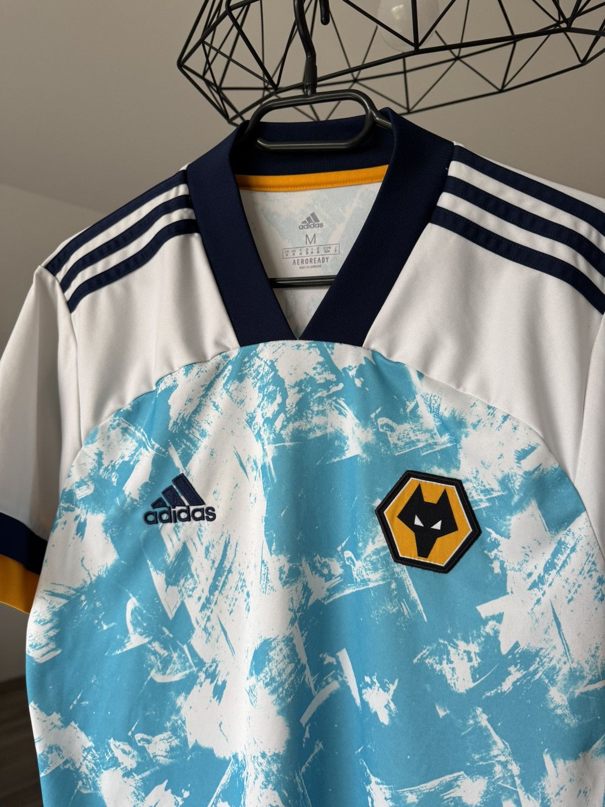 Adidas Wolverhampton Wanderers 2020-21 Adidas Away Jersey M BPL Size US M / EU 48-50 / 2 - 3 Thumbnail
