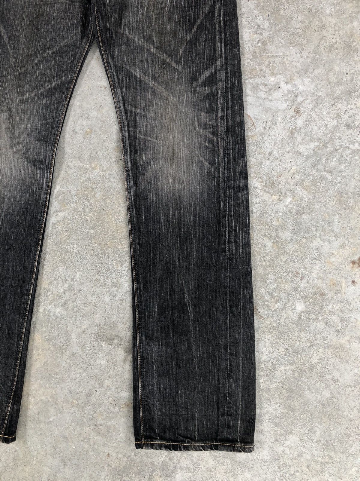 If Six Was Nine Edwin 503 Blue Trip Distressed Jeans Size US 32 / EU 48 - 7 Thumbnail