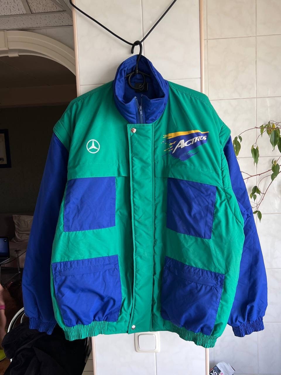Mercedes-Benz Vintage Mercedes Benz Actros Trucks Racing Jacket Vest 90s Size US XL / EU 56 / 4 - 2 Thumbnail