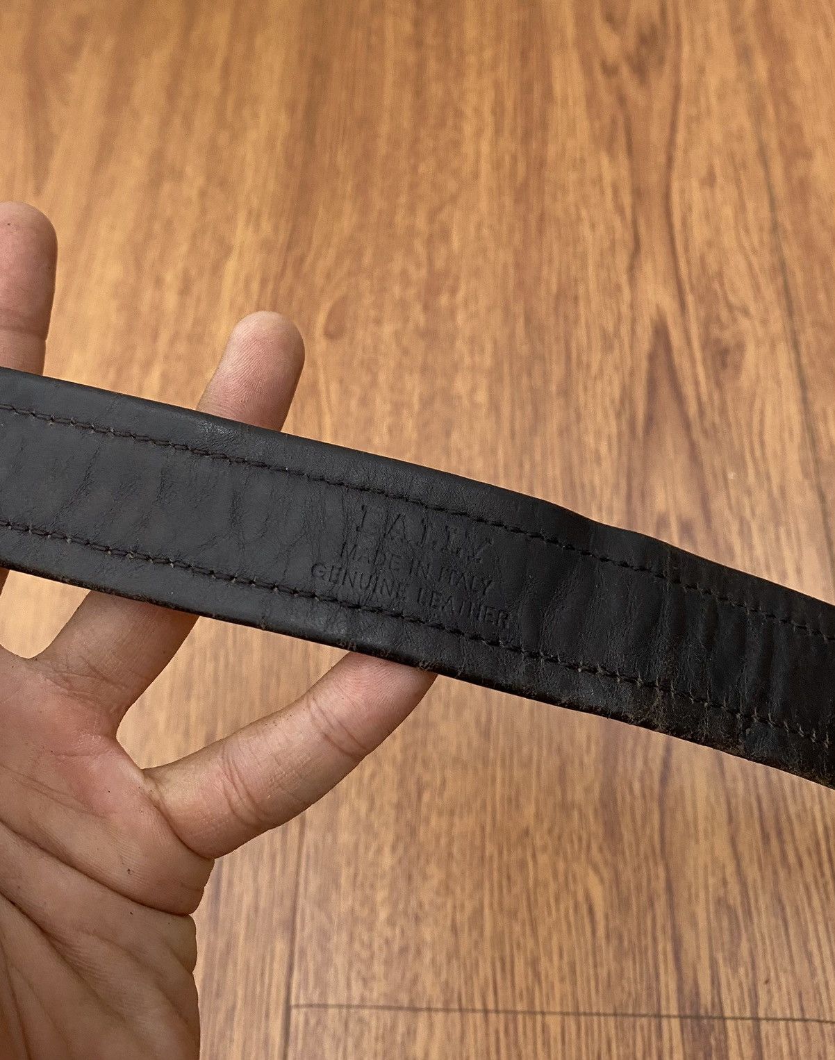 Bally Bally Fallas leather mix cotton belt Size ONE SIZE - 5 Thumbnail
