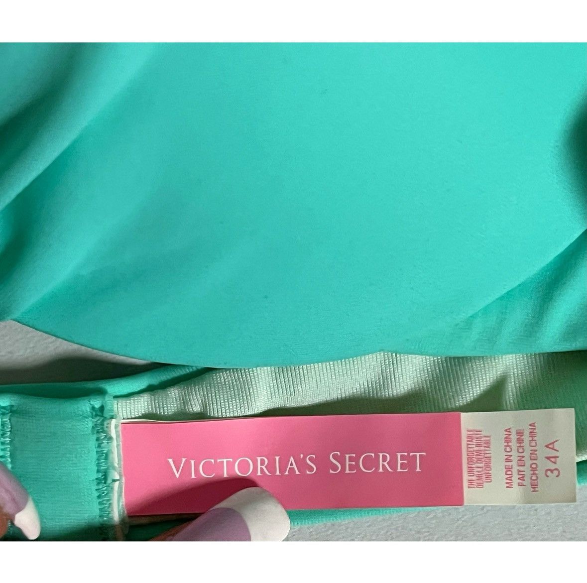 Designer × Victoria's Secret × Vintage Victoria’s Secret Blue Halter Bikini Top Swimwear Size 34A🩵✨ Size XS / US 0-2 / IT 36-38 - 5 Thumbnail