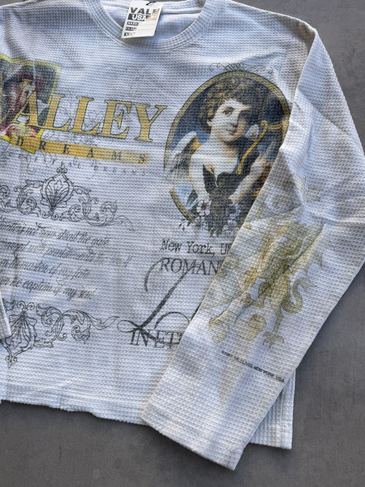 Vale Vale Forever “Celestial” White Thermal Long Sleeve | Small Size US S / EU 44-46 / 1 - 4 Thumbnail