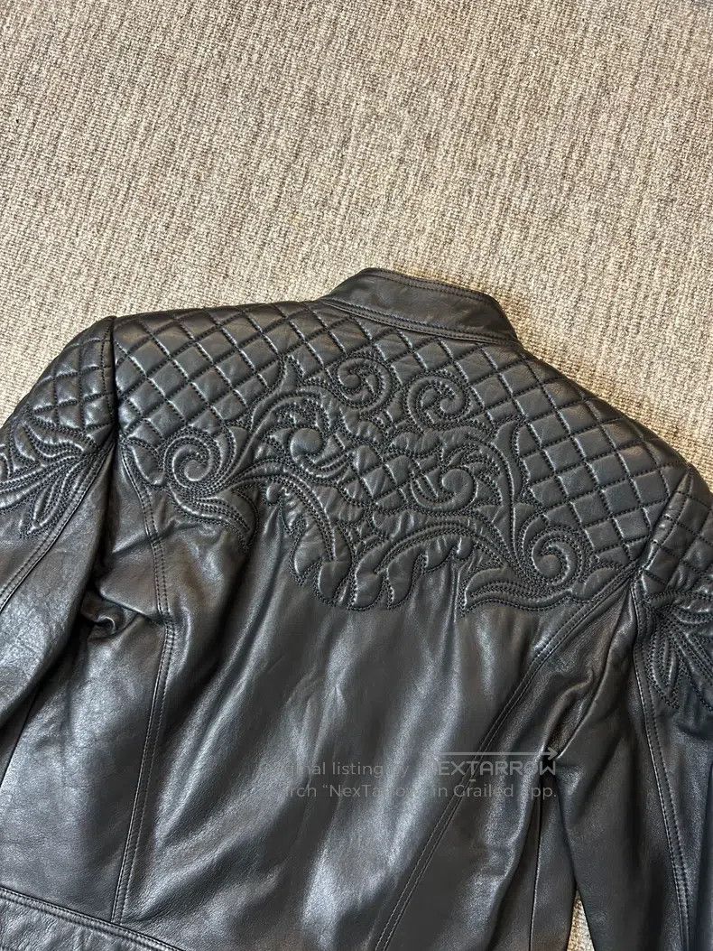 Versace Versace Leather coat Size US XS / EU 42 / 0 - 4 Thumbnail