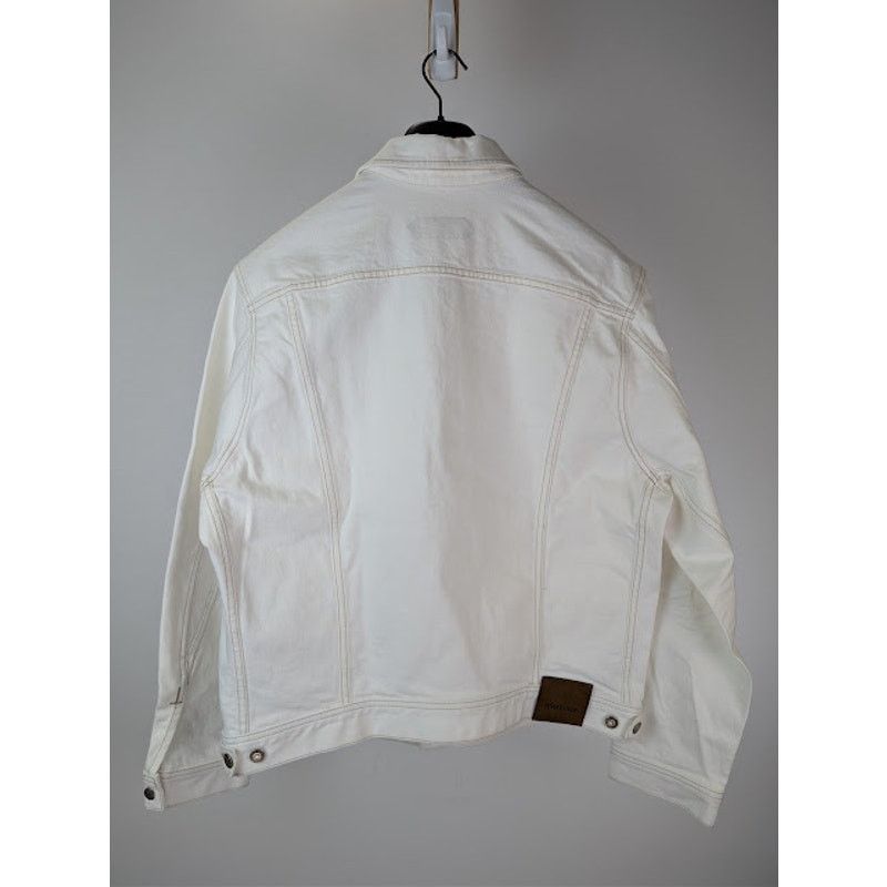 Tom Ford o1rshd1 Iconic Denim Jacket in Off-White Size US XL / EU 56 / 4 - 11 Thumbnail