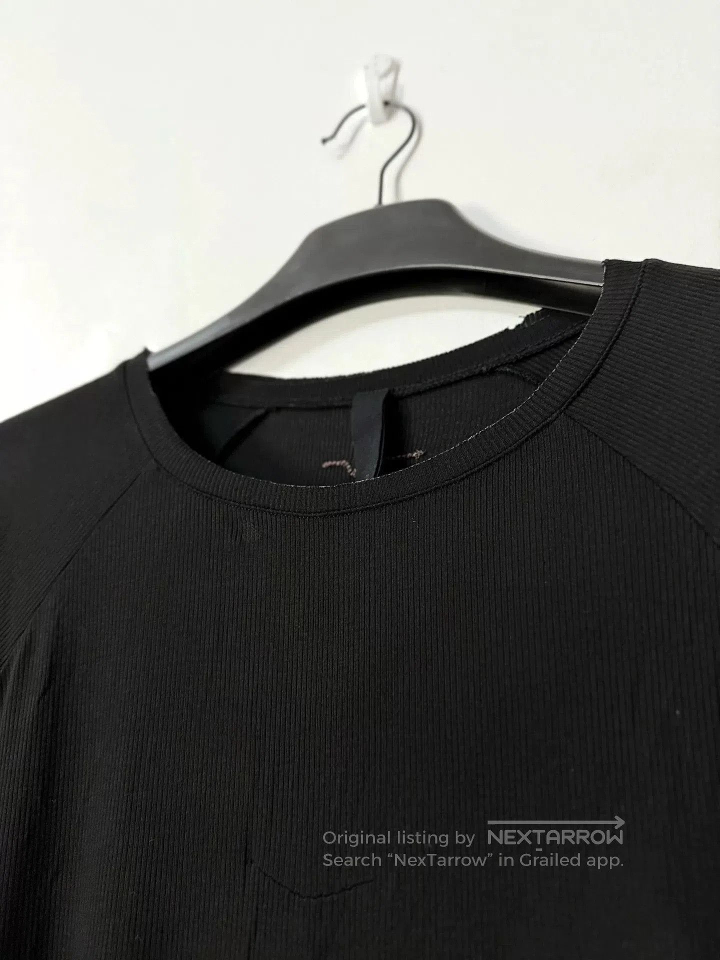 First Aid To The Injured Deconstructed Rib Knit Base Layer Top. Size M / US 6-8 / IT 42-44 - 3 Thumbnail