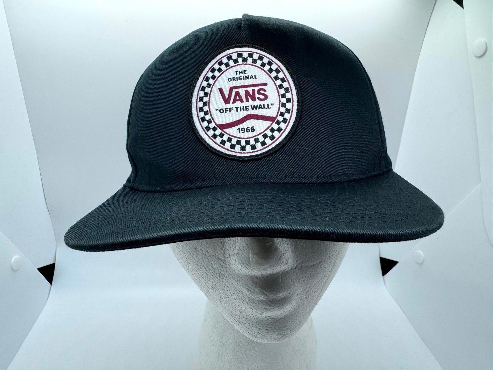 Vans Vans Off the Wall Black SnapBack Hat Size ONE SIZE - 1 Thumbnail